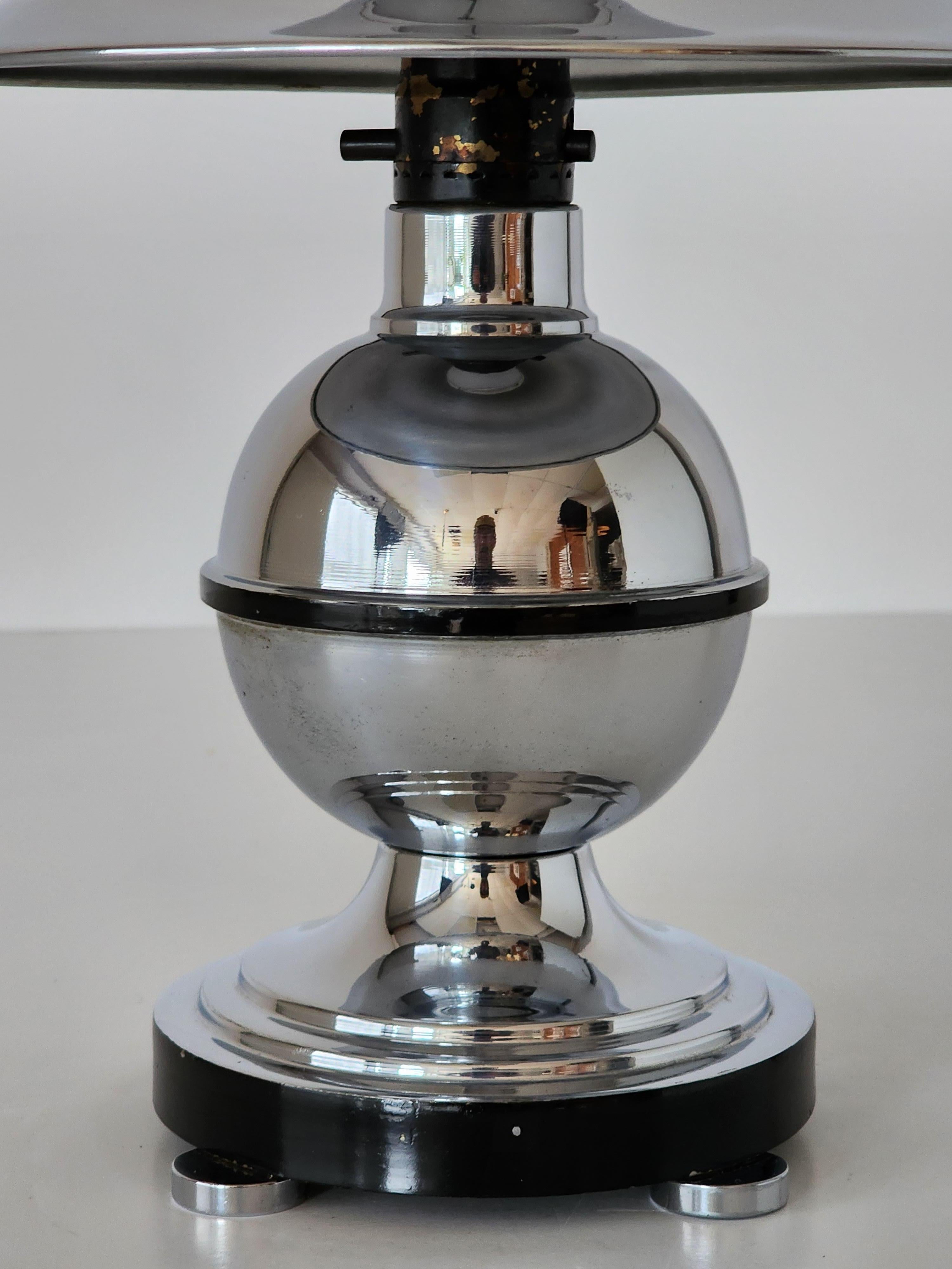 Lampe de table Art déco des années 1930  Électrolyseur  en vente 2