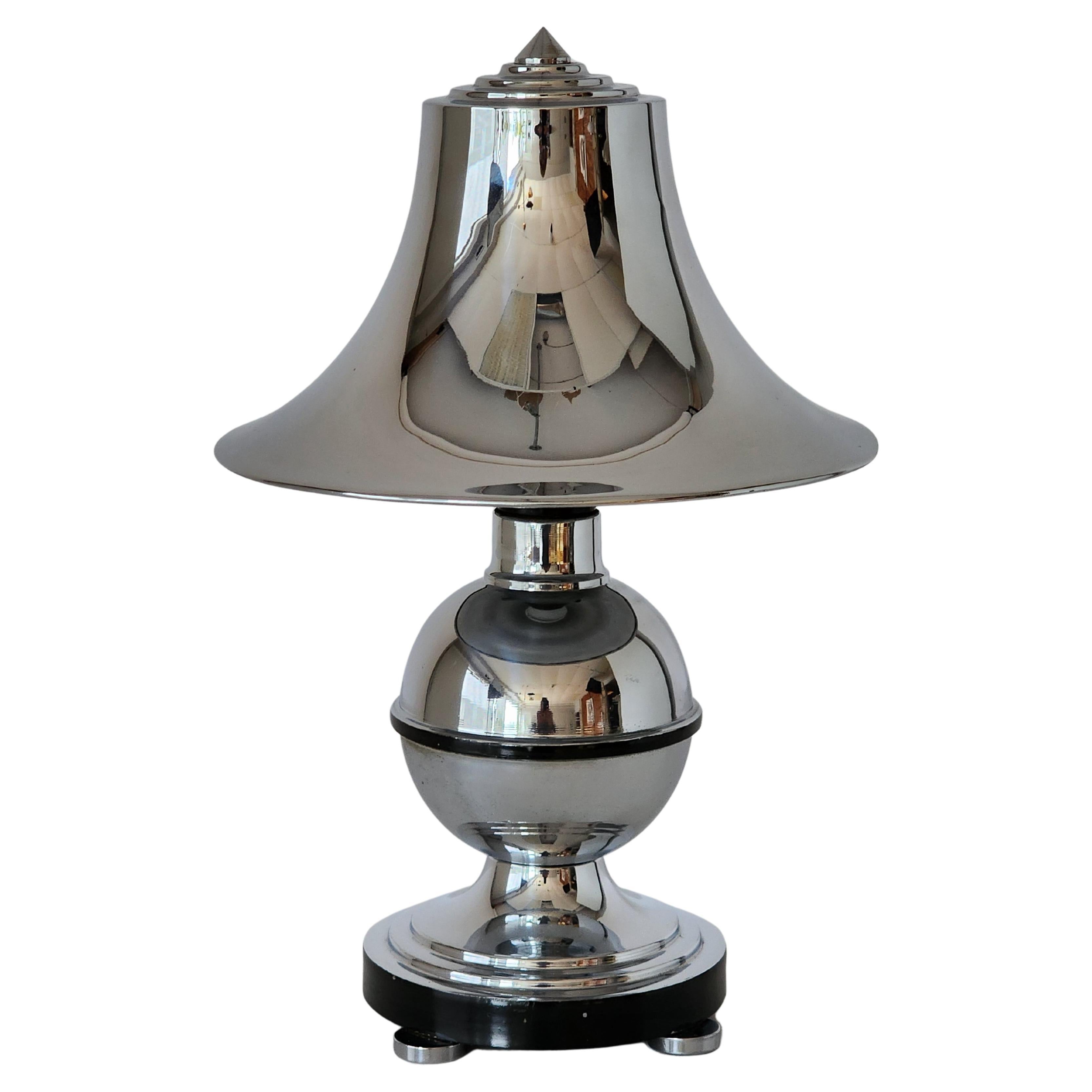 1930er Art Deco Tischlampe von  Elektrolyseur 