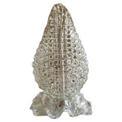 1930s Art Deco Table Lamp in Clear Murano Glass – Attributed to Ercole Barovie