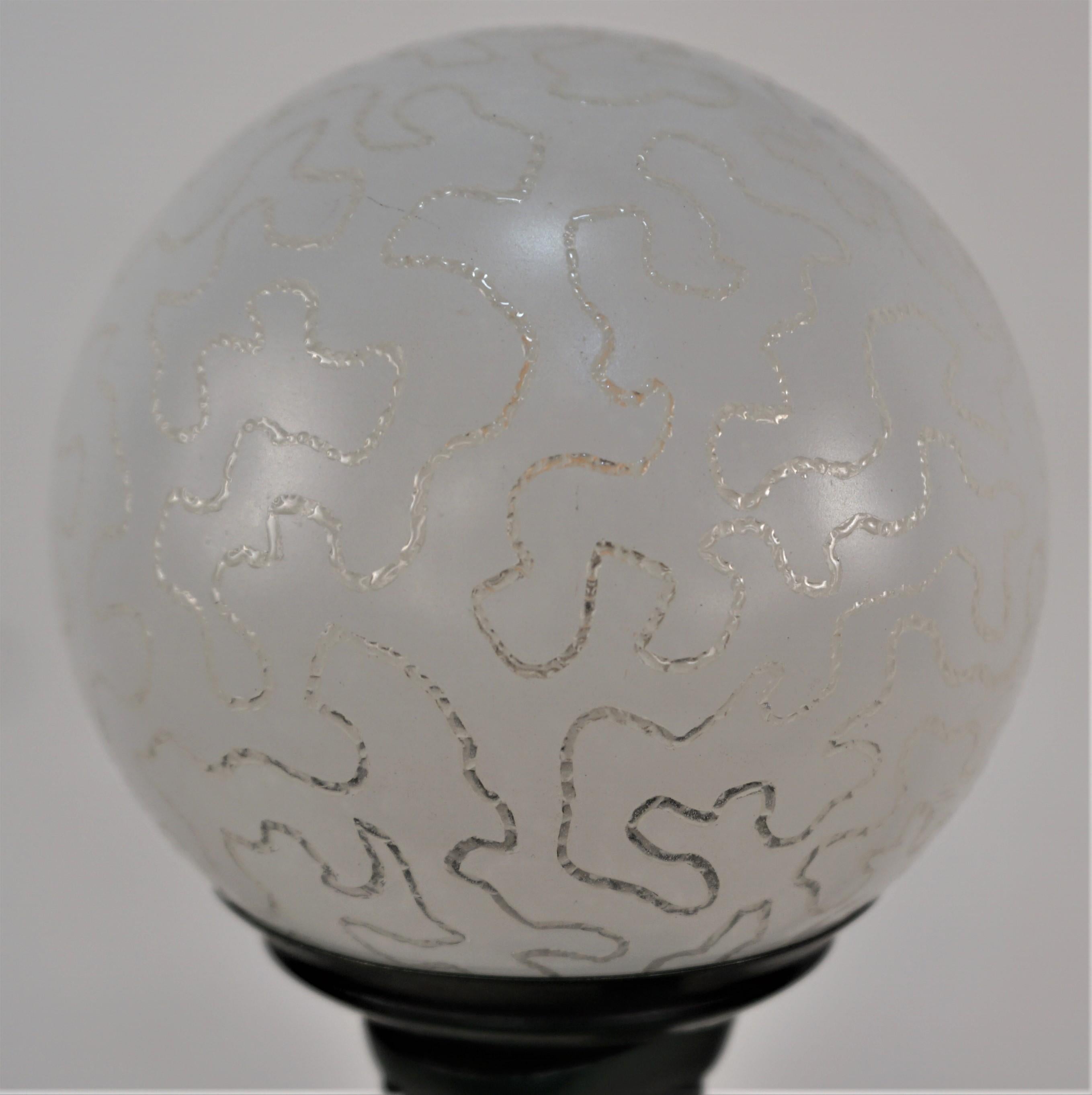1930's Art Deco Table Lamp Lady Juggler 3
