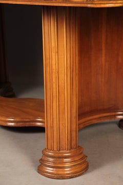 1930s Art Deco Table with One Leaf