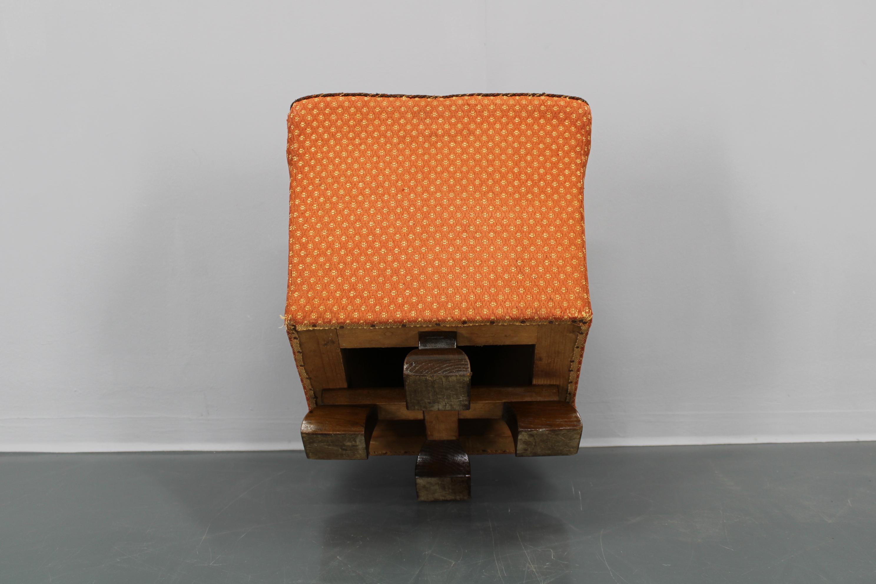 1930s Art Deco Tabouret, Czechoslovak For Sale 2