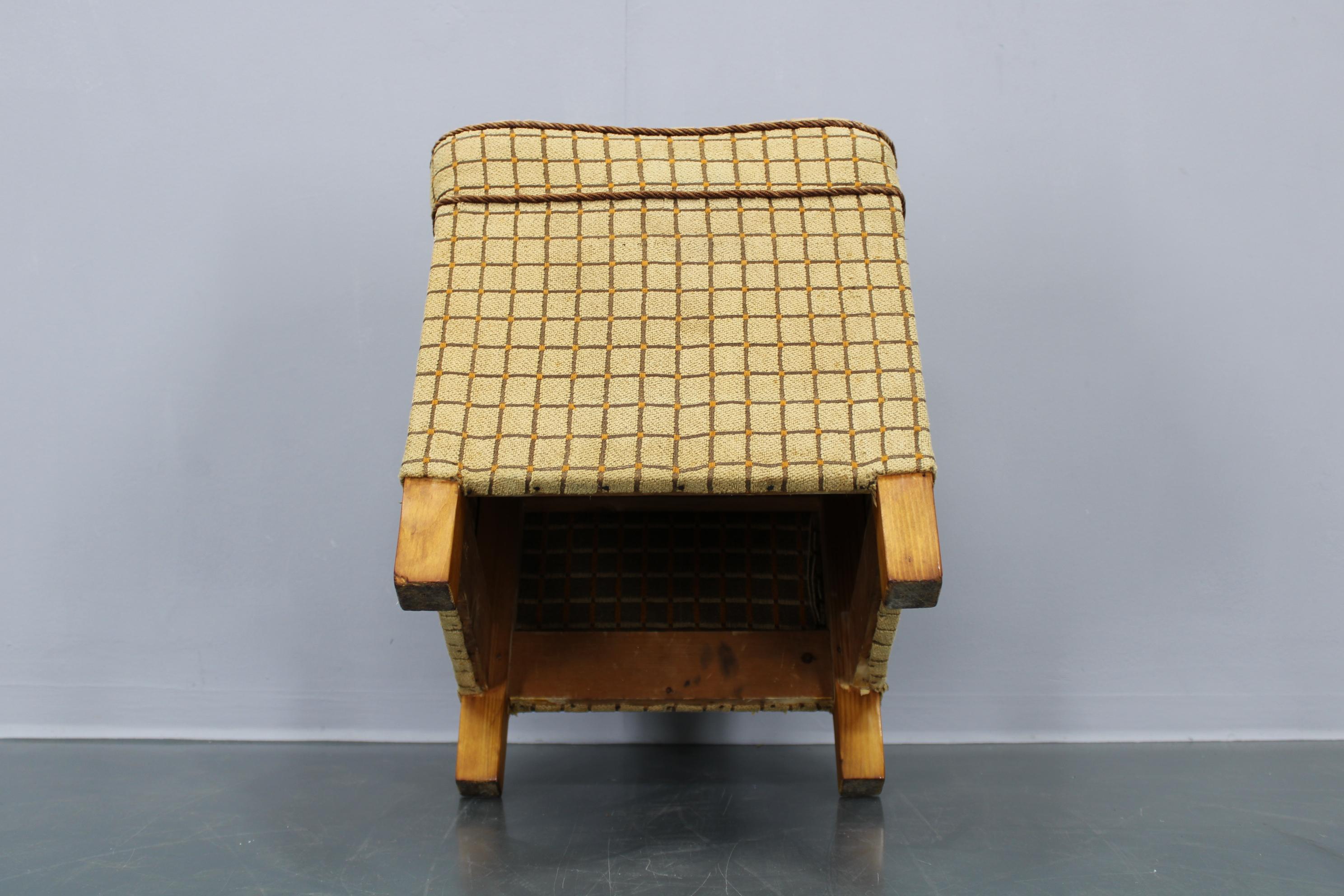 1930s Art Deco Tabouret , Czechoslovakia For Sale 6