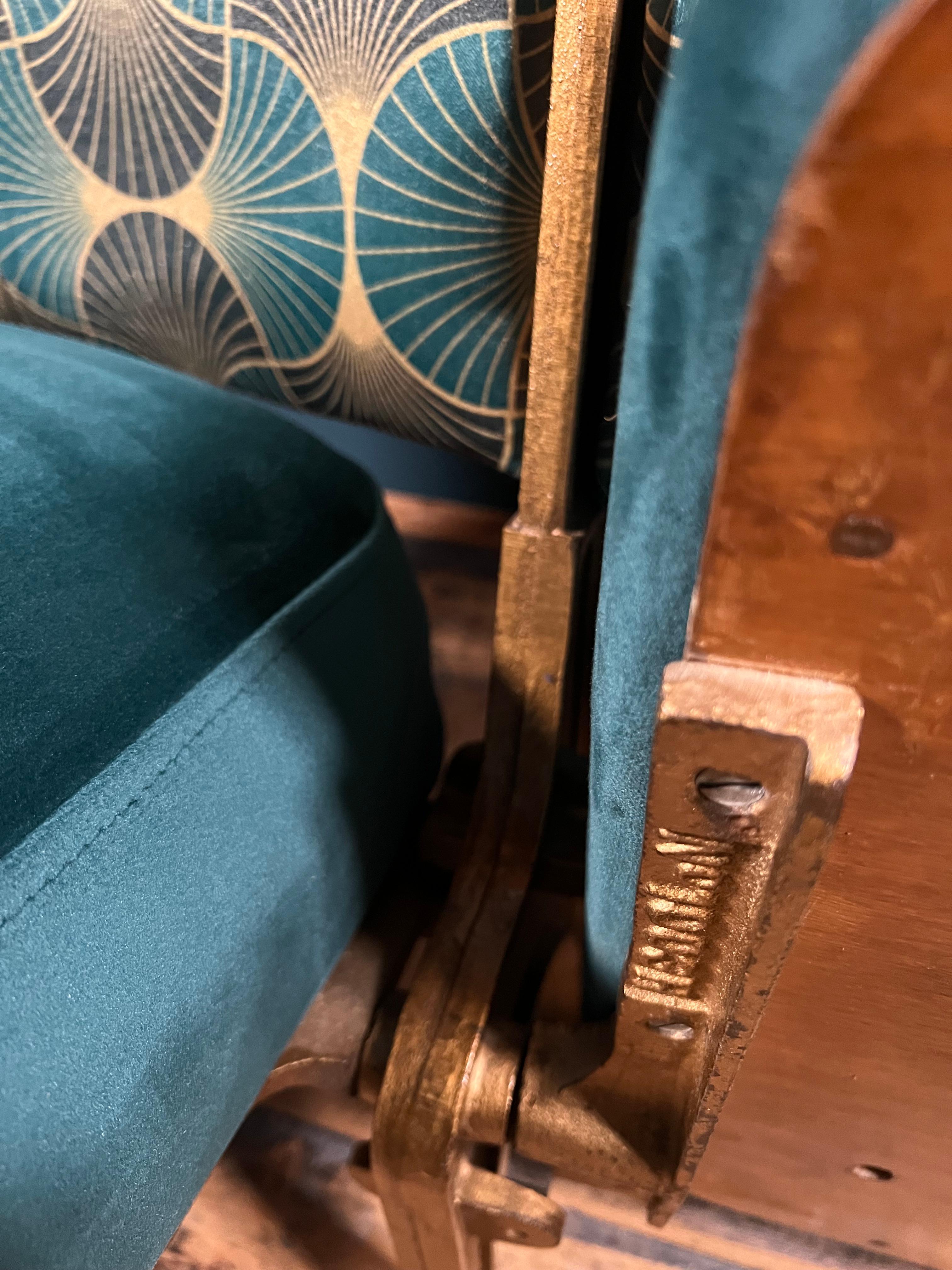 1930's Art Deco, Theatre/Cinema Seats as a Pair In Good Condition In London, GB