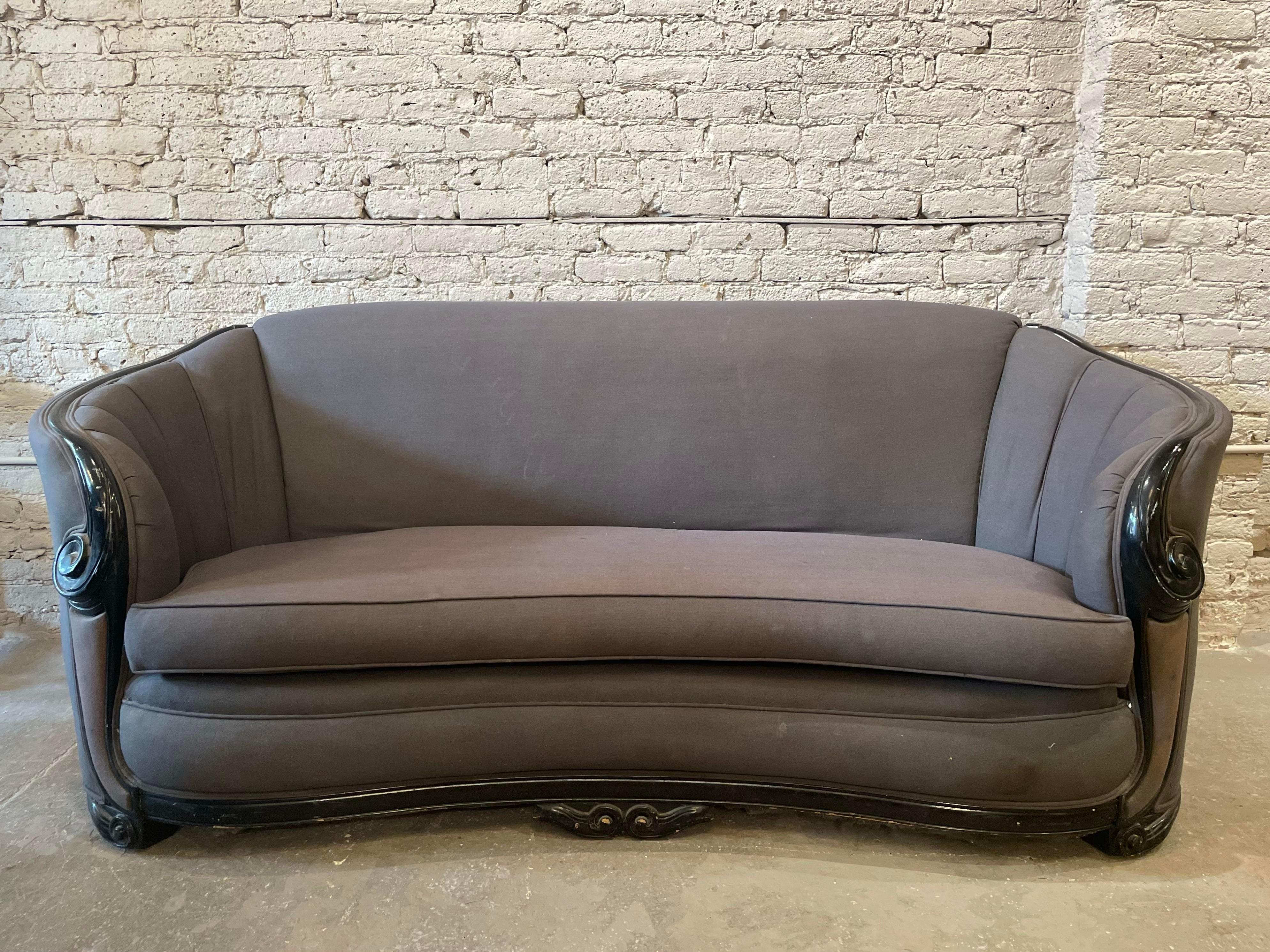 1930er Art Deco Vintage Sofa (Art déco) im Angebot