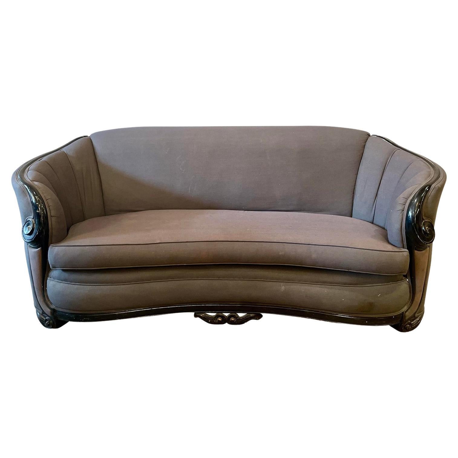 1930er Art Deco Vintage Sofa im Angebot