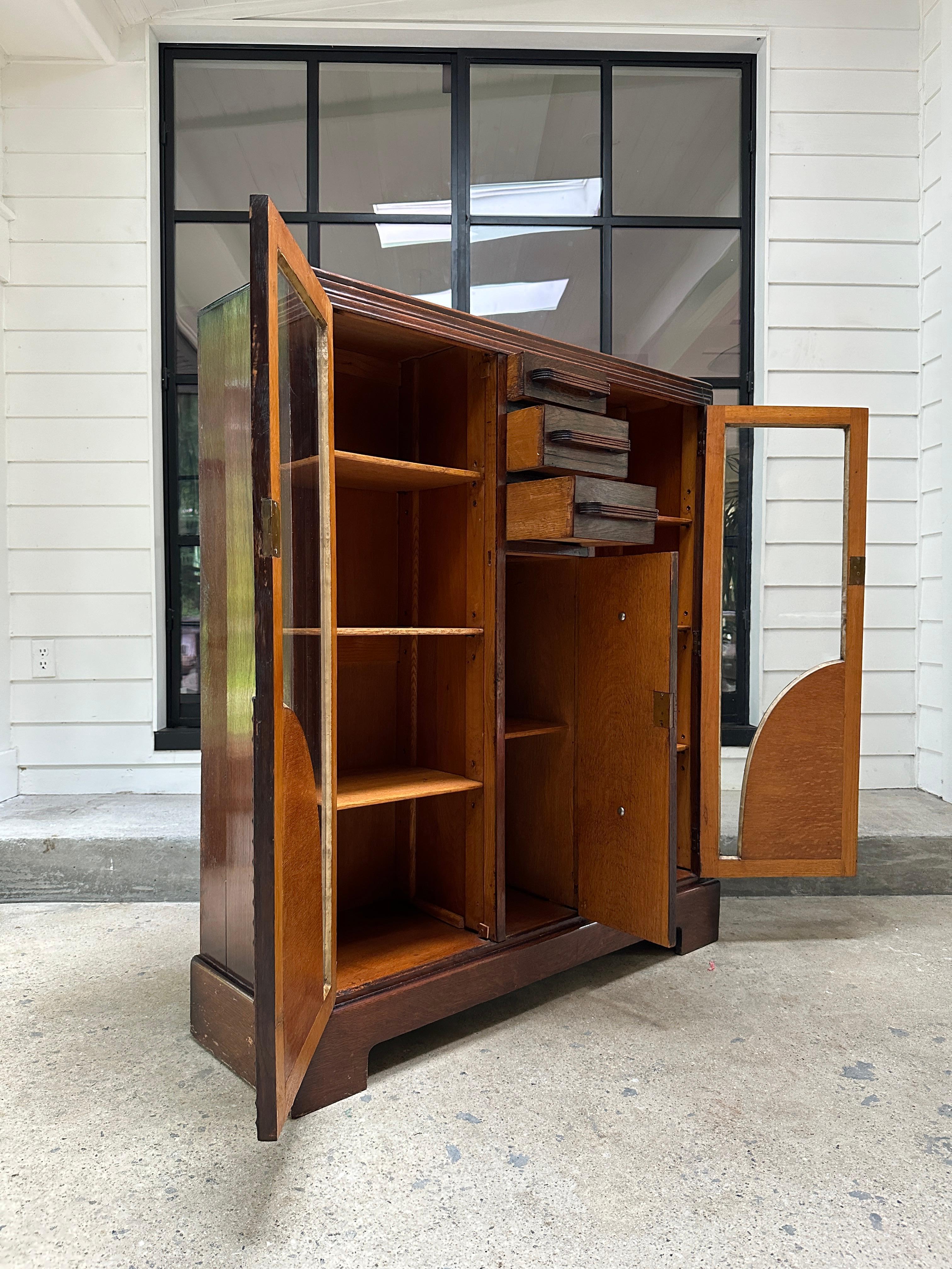 1930s art deco vitrine cabinet 3