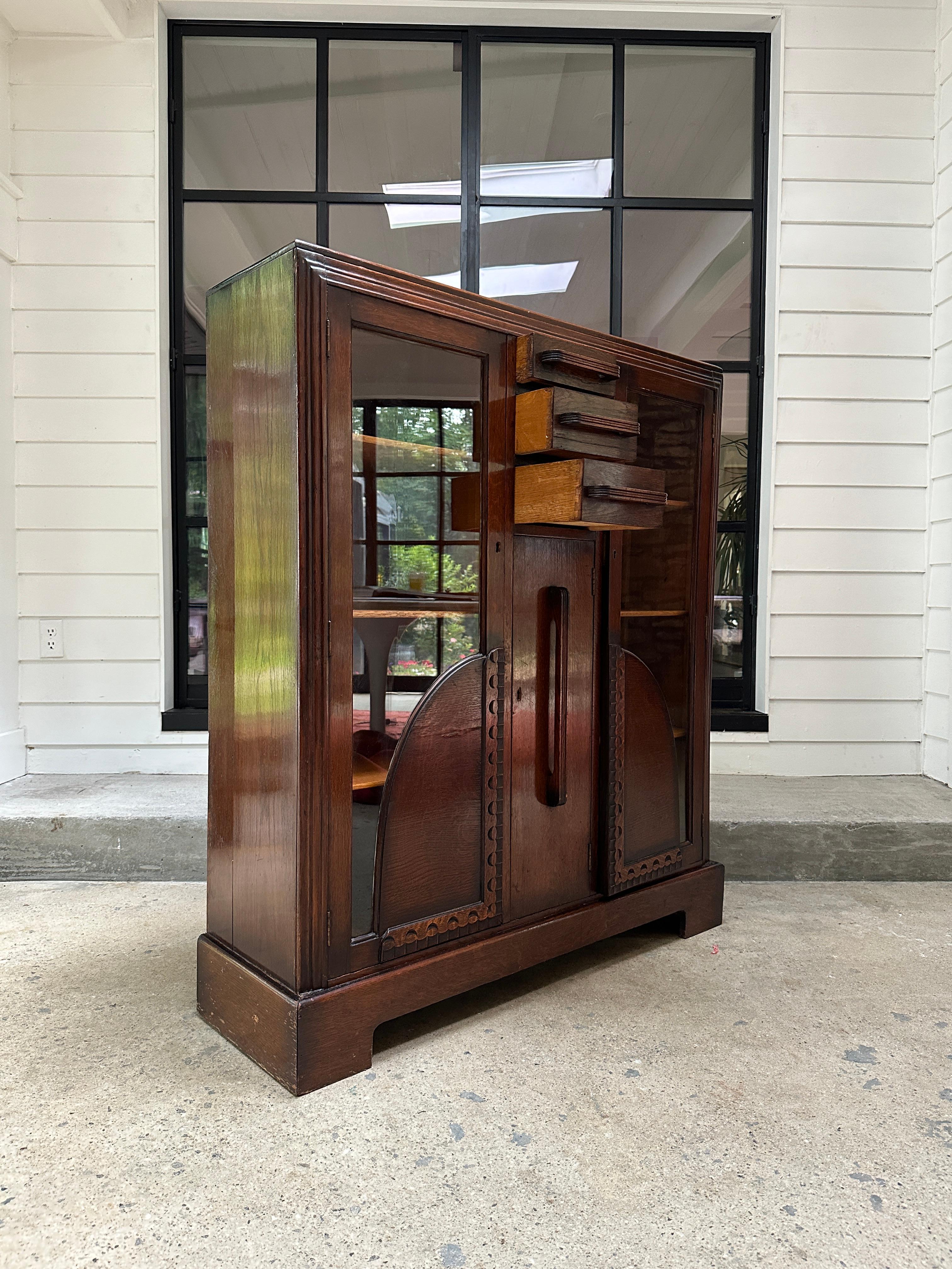 1930s art deco vitrine cabinet 4