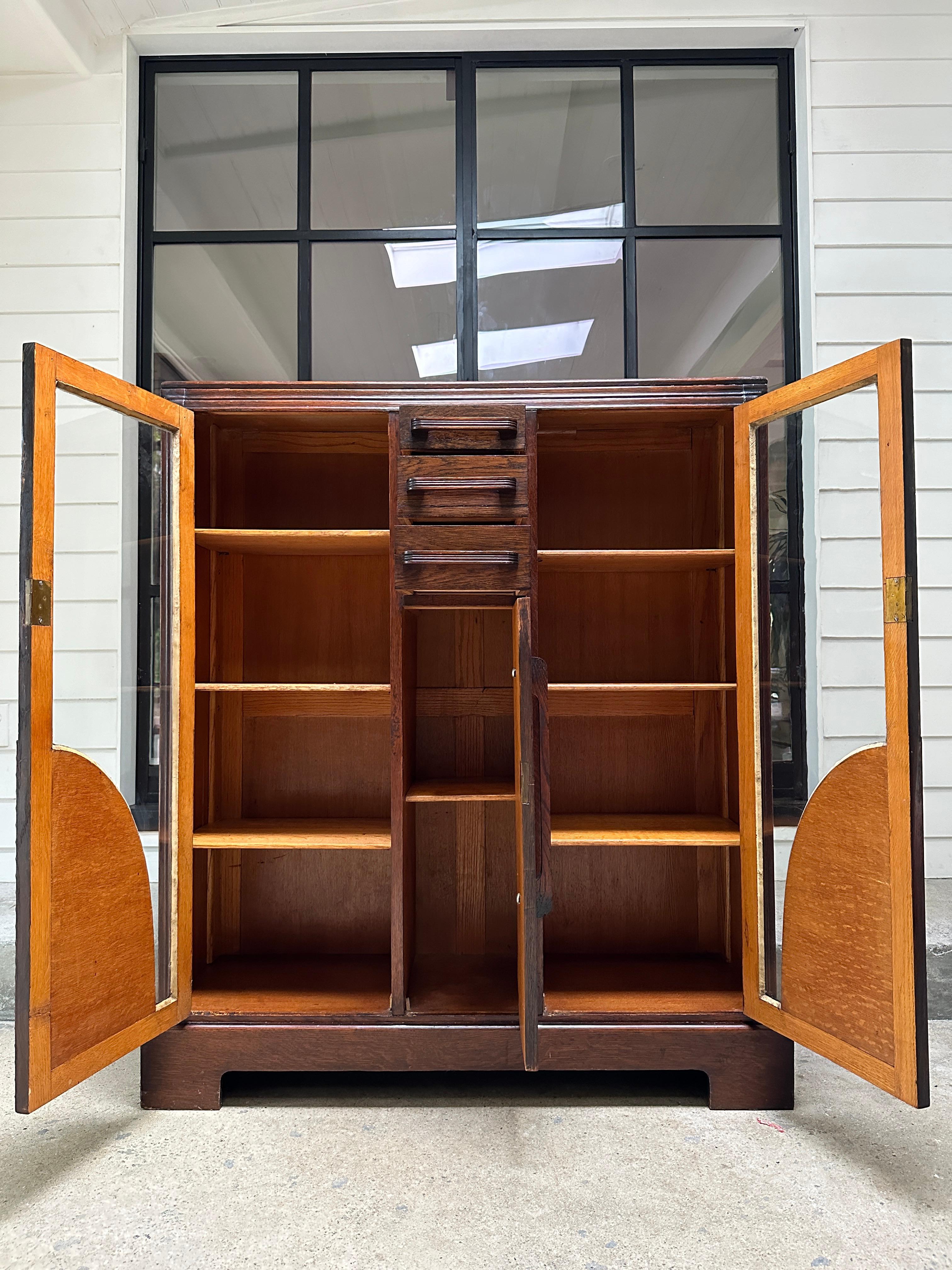 1930s art deco vitrine cabinet 2