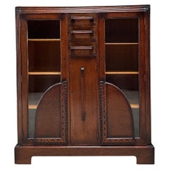 1930s art deco vitrine cabinet