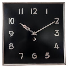 Retro 1930s Art-Deco wall clock, Germany 