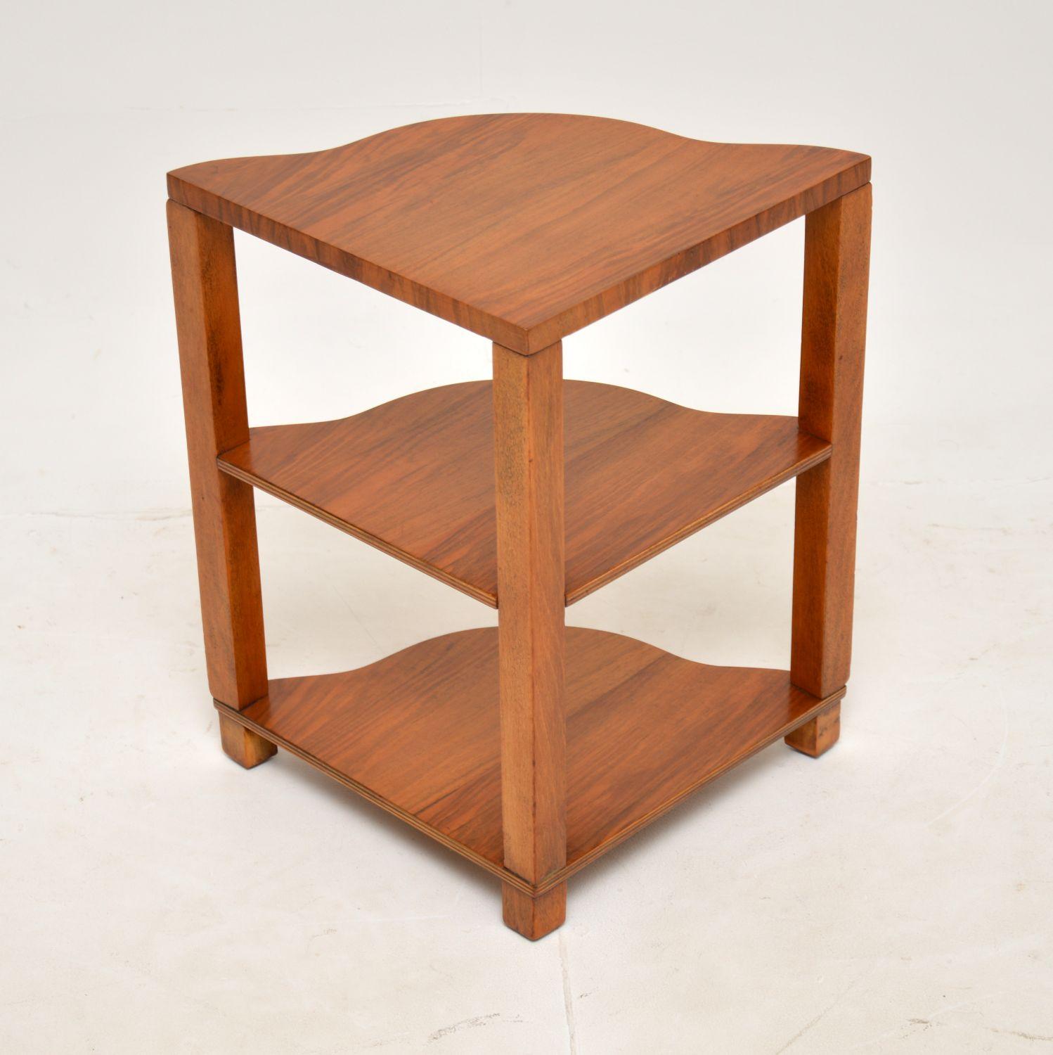 1930's Art Deco Walnut Nesting Coffee Table by Epstein 3