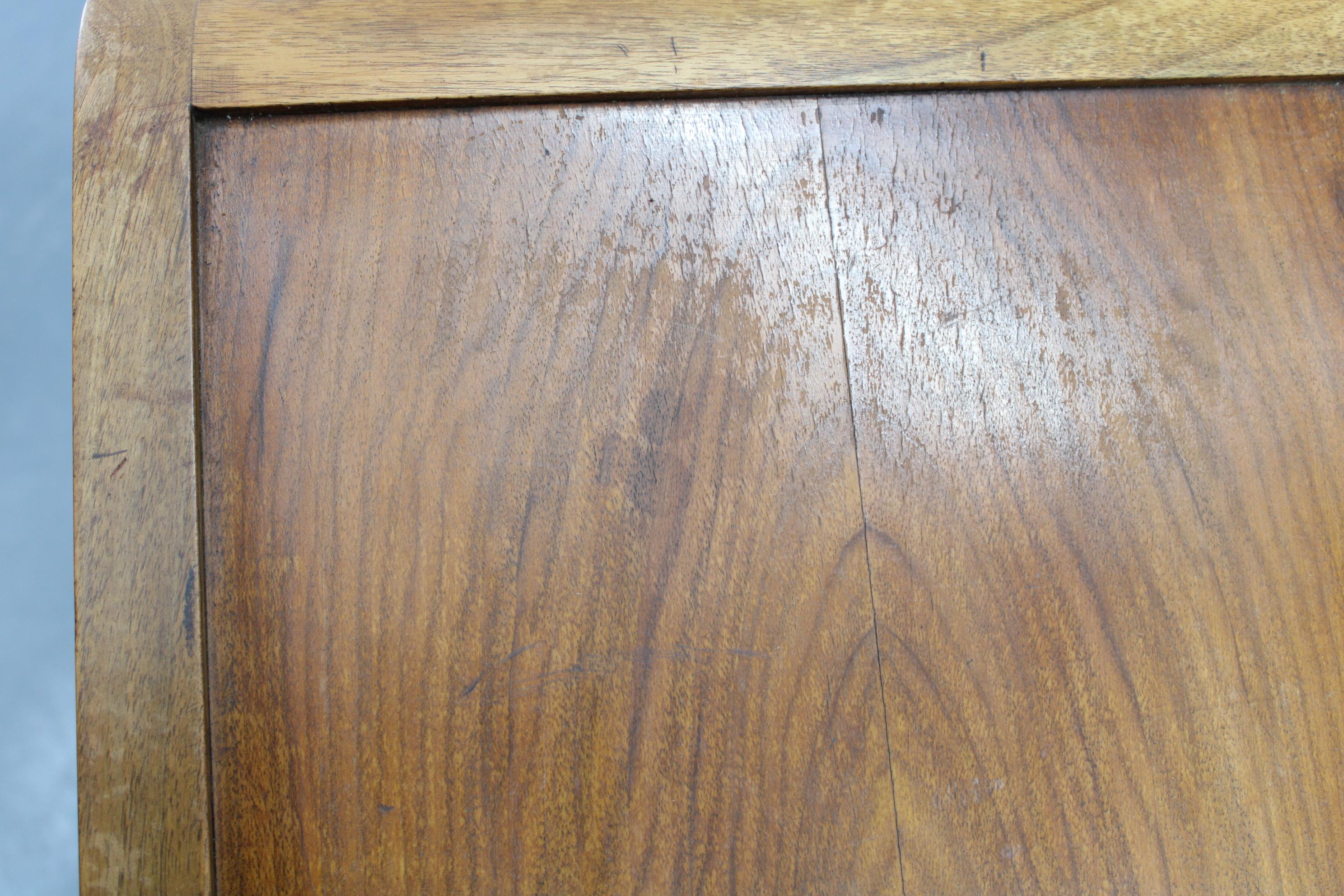 Legno Carrello da portata in noce Art Deco degli anni '30, Cecoslovacchia in vendita