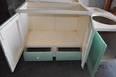 1930s Art Deco Washstand and Cabinet
