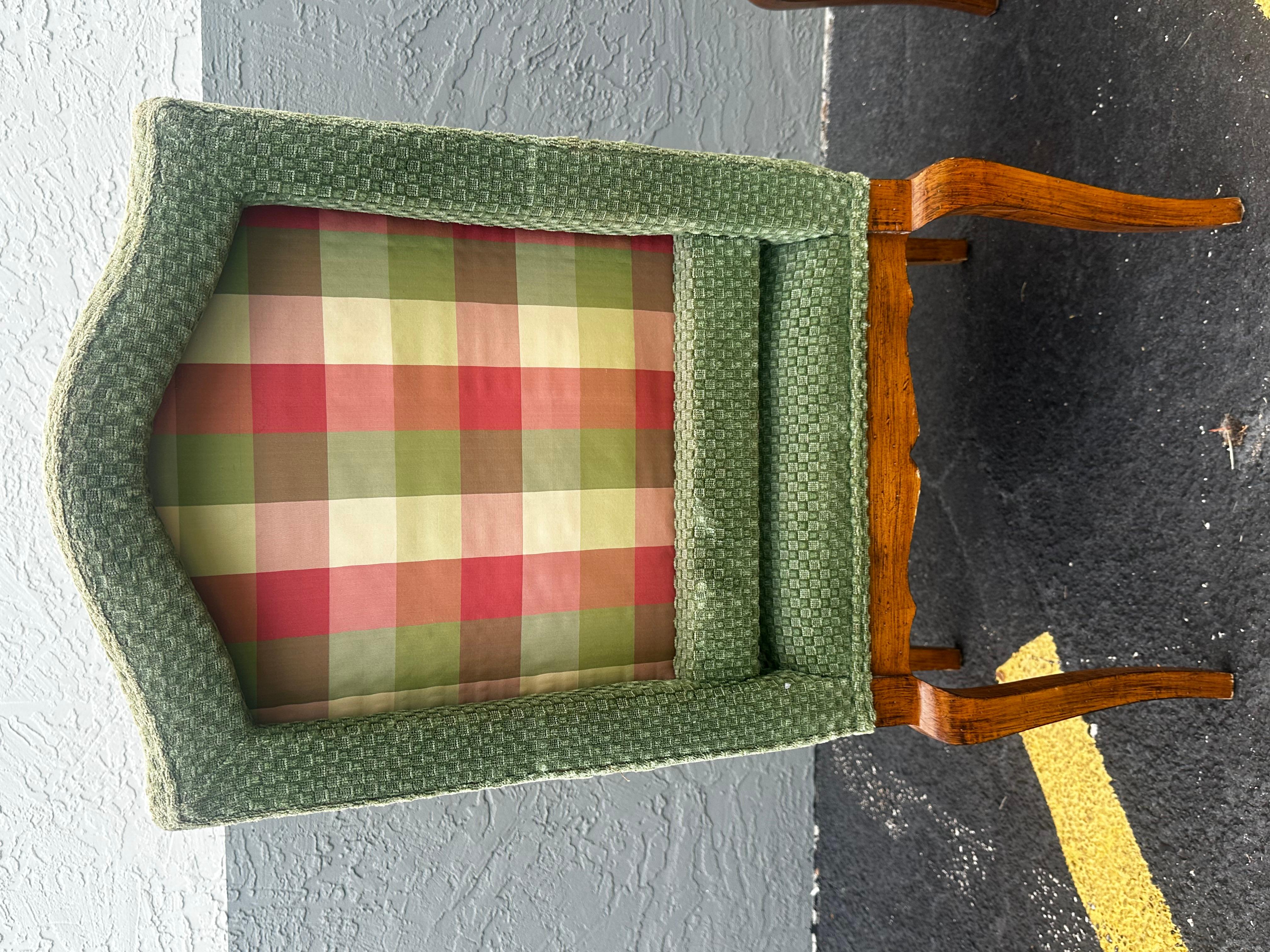 Poltrone smerlate in legno Artful Green, The Artful Green, Set di 2, 1930 in vendita 4