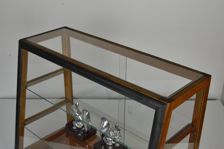 1930s Art Deco Wooden CounterTop Display, Showcase at 1stDibs