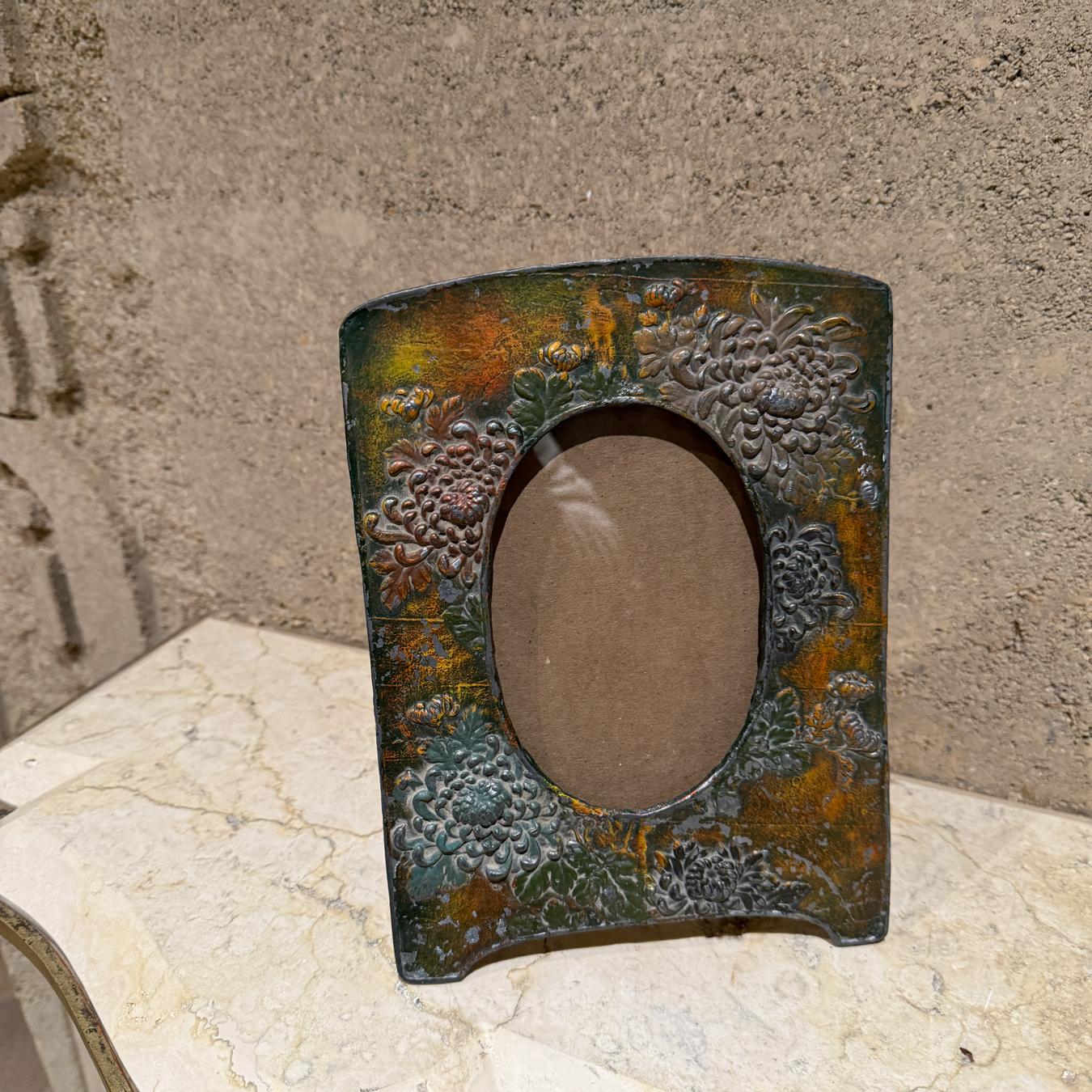 1930er Jahre Jugendstil Zinn Bilderrahmen Mexiko (Art nouveau) im Angebot