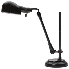 1930s Articulating Industrial Table Lamp