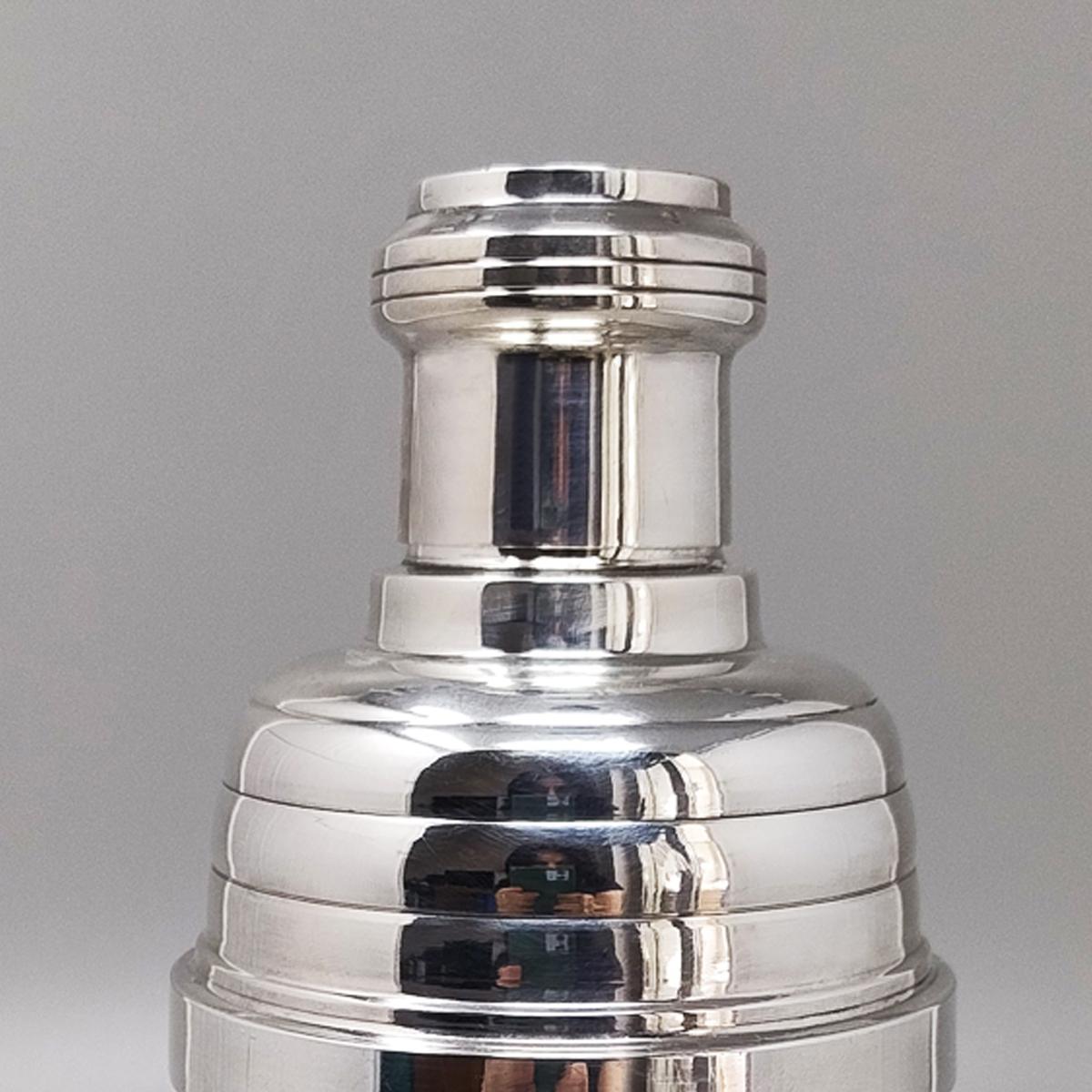 1930 Stupefacente Shakers da cocktail Art Deco di Embe. Prodotto in Italia In condizioni ottime in vendita a Milano, IT