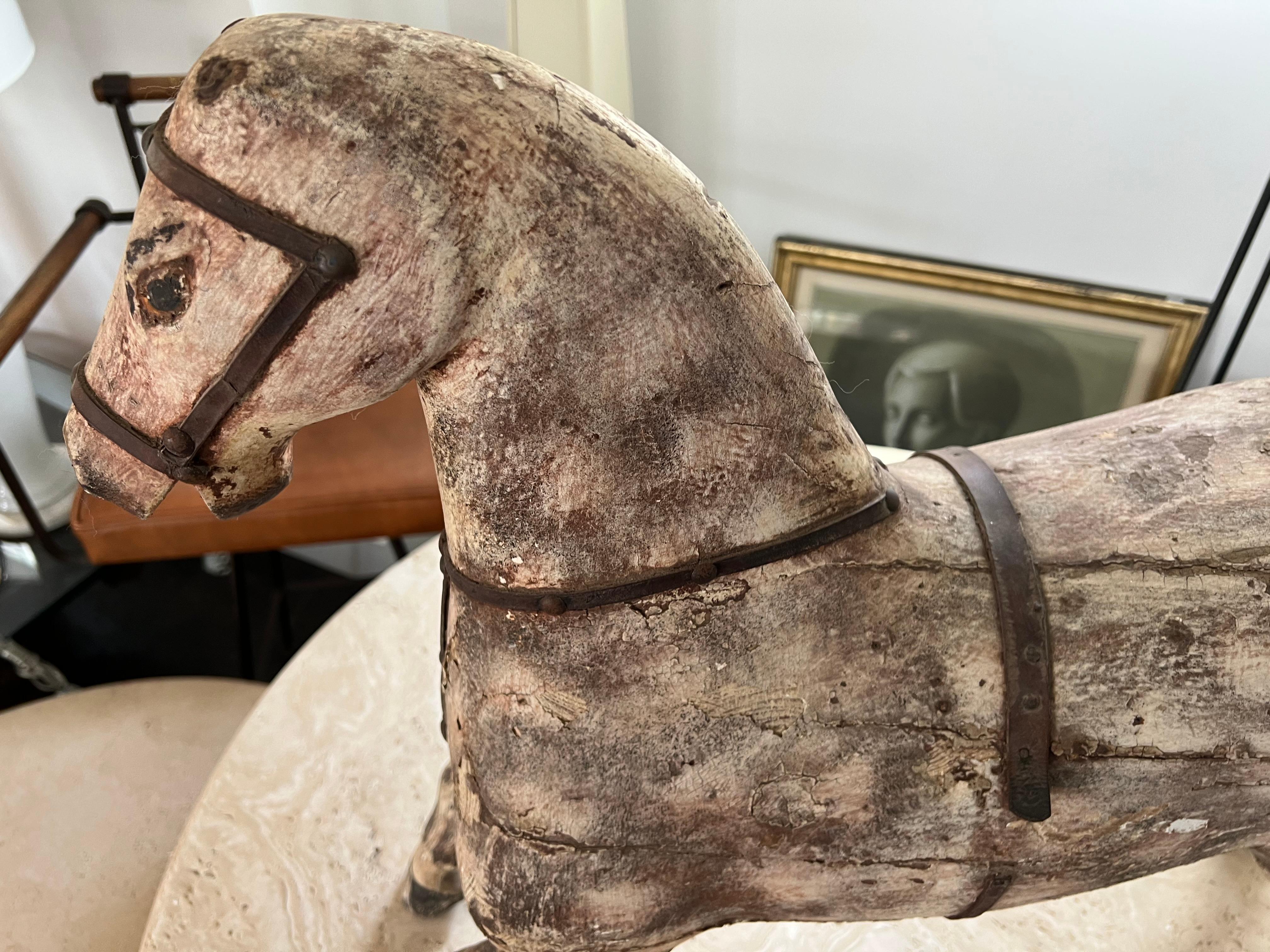 Artisanat Jouet autrichien pour chevaux des années 1930 en vente