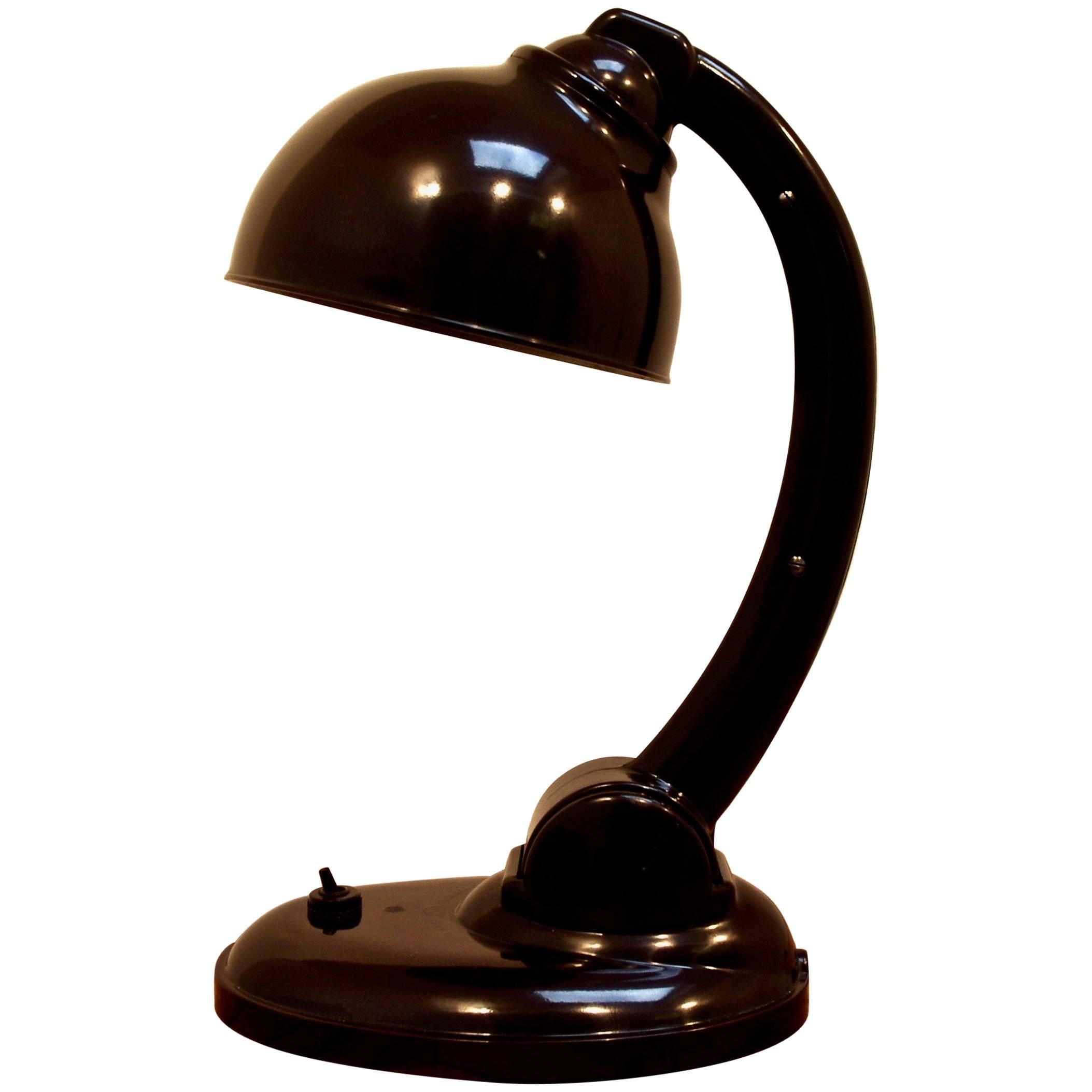 1930s Bakelite Desk Lamp by Erick Kirkman Cole, Model 11126