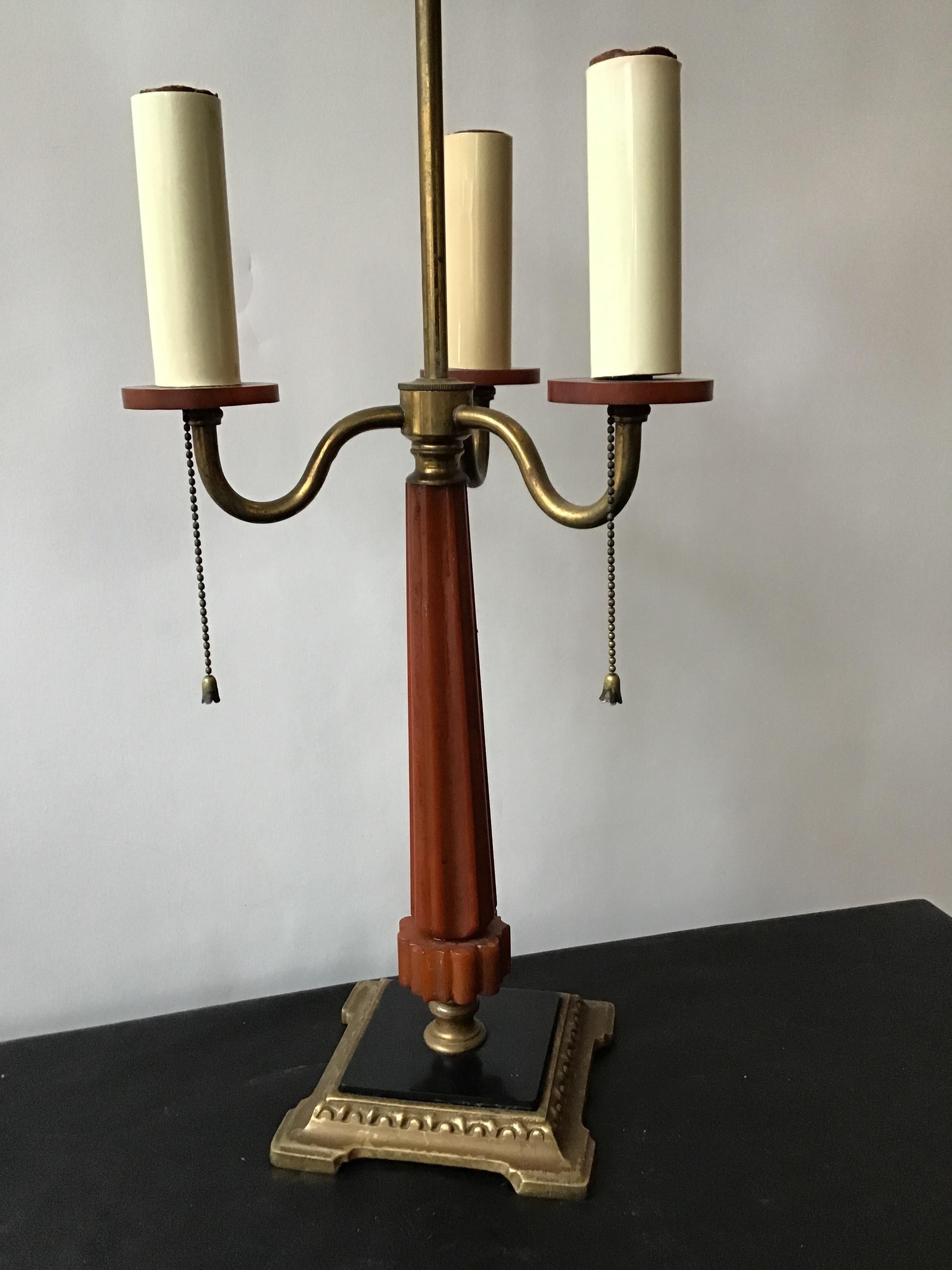 Mid-20th Century 1930s Bakelite Lamp