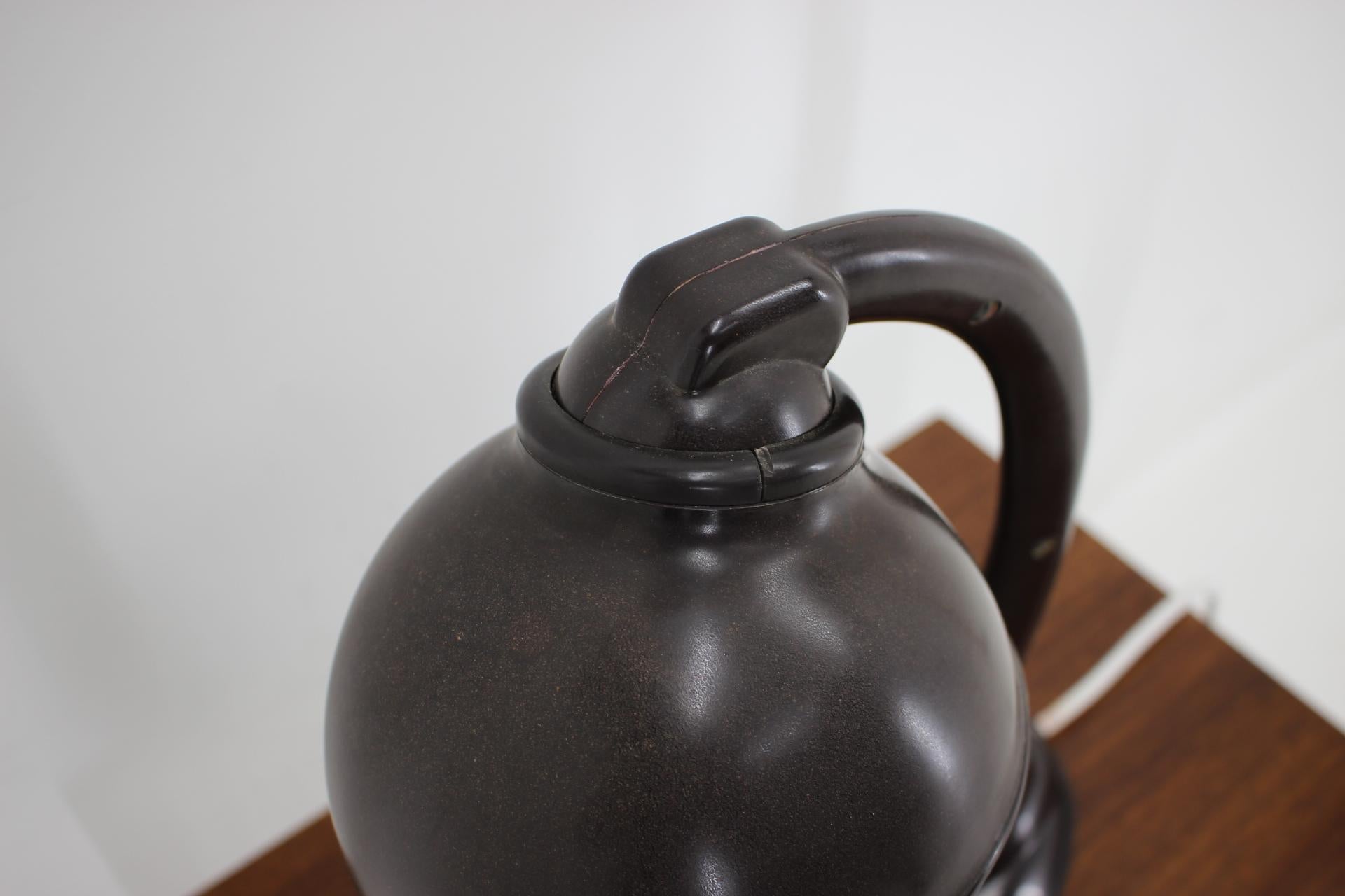 Mid-20th Century 1930s Bakelite Table Lamp by Eric Kirkman Cole, Czechoslovakia