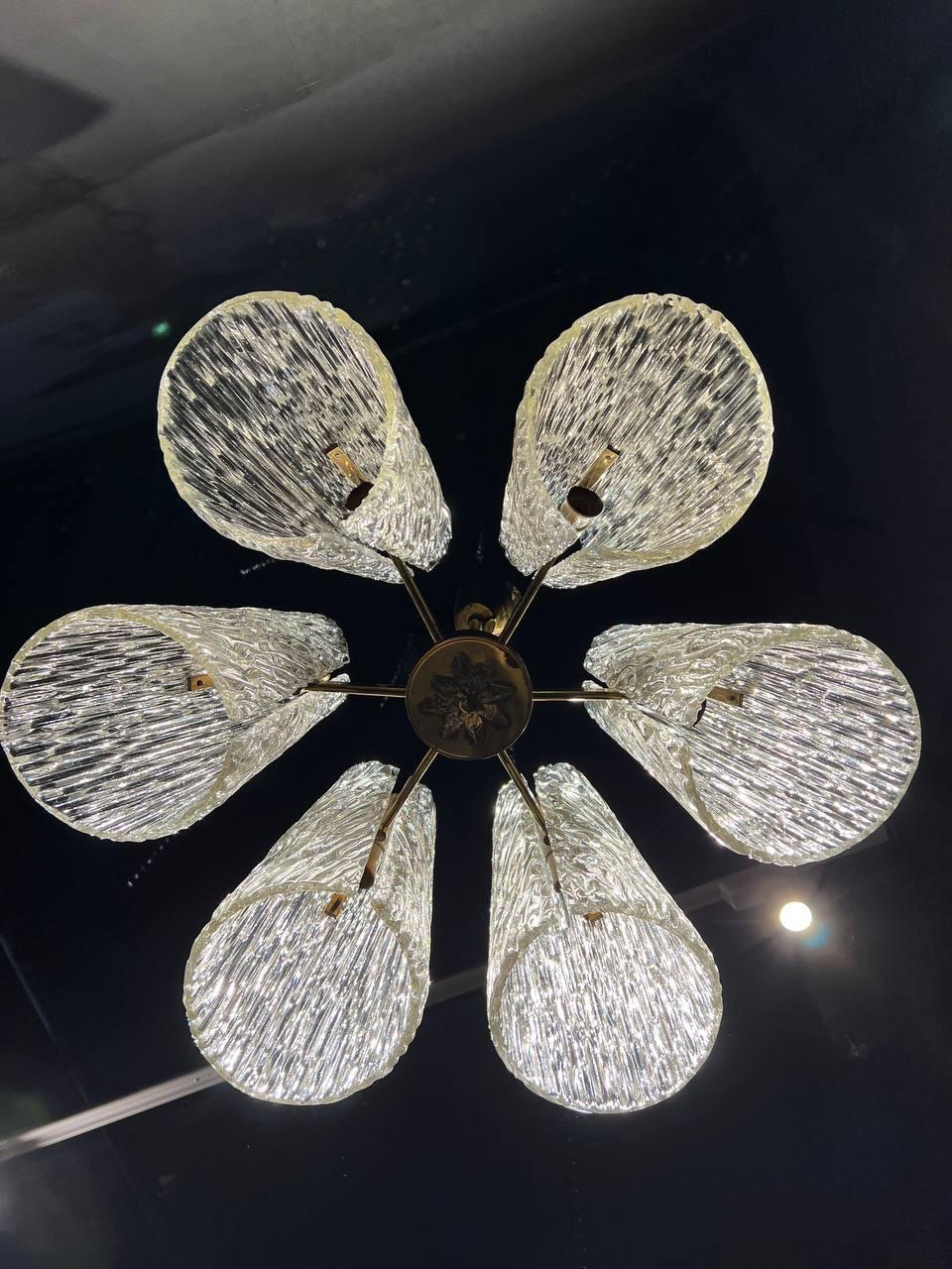 Other 1930’s Barovier Six Lights Chandelier For Sale