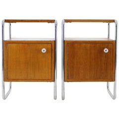 1930s Bauhaus Bedside Tables