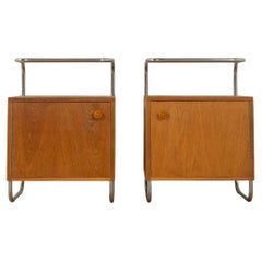 1930s Bauhaus Bedside Tables, Kovona