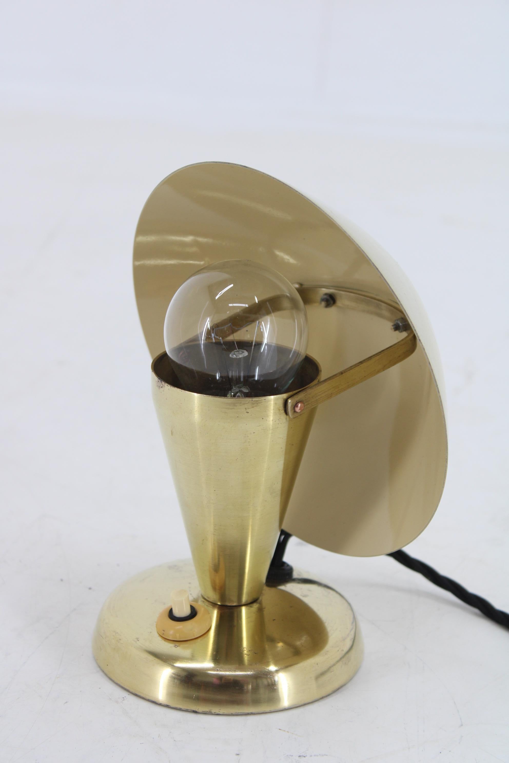 Mid-20th Century 1930s Bauhaus Brass Finish 