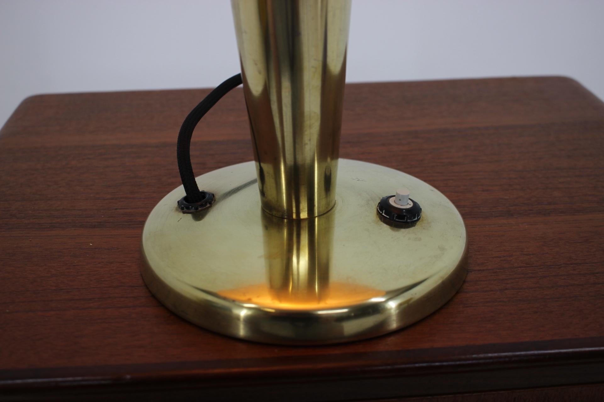 Mid-20th Century 1930s Bauhaus Brass Table Lamp