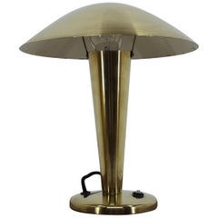 1930s Bauhaus Brass Table Lamp