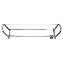 1930's Bauhaus Chrome Wall Coat Hanger