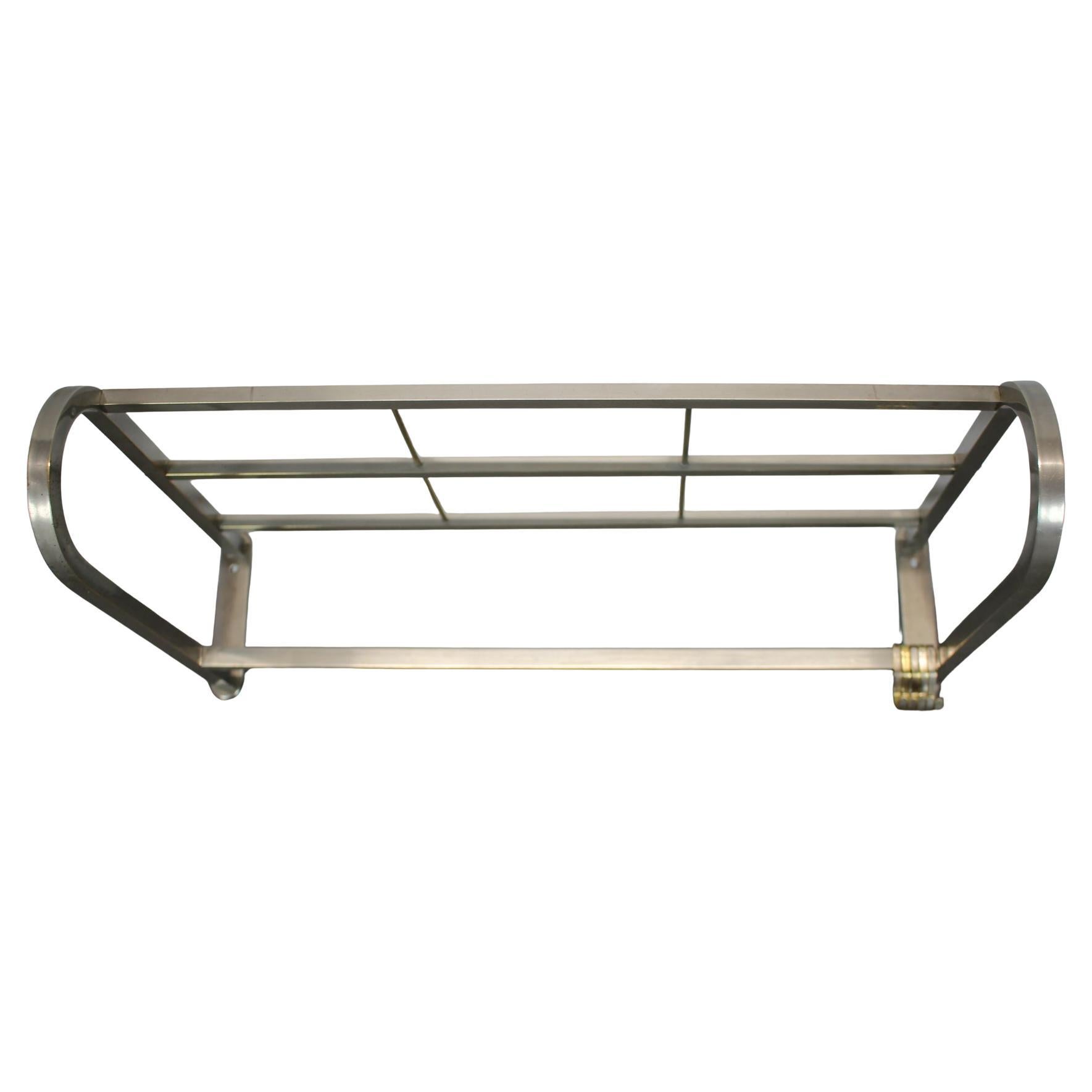 1930's Bauhaus Chrome Wall Coat Hanger