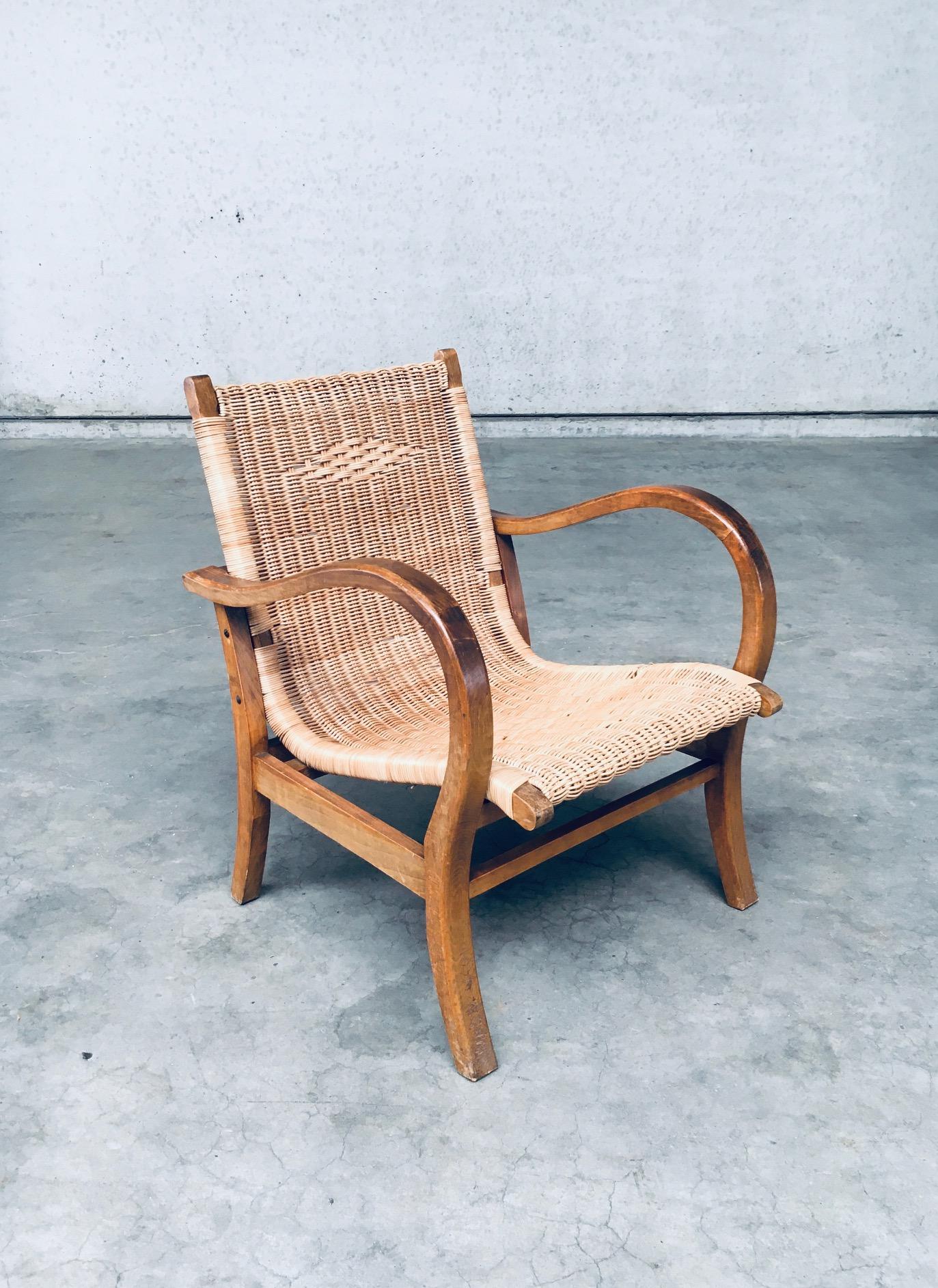 1930's Bauhaus Design Lounge Chair set by Erich Dieckmann For Sale 3
