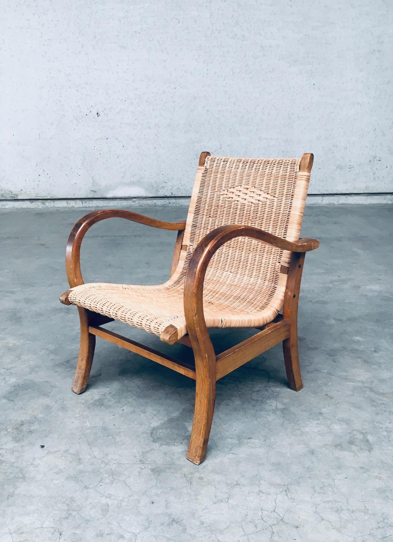 1930's Bauhaus Design Lounge Chair set by Erich Dieckmann For Sale 4