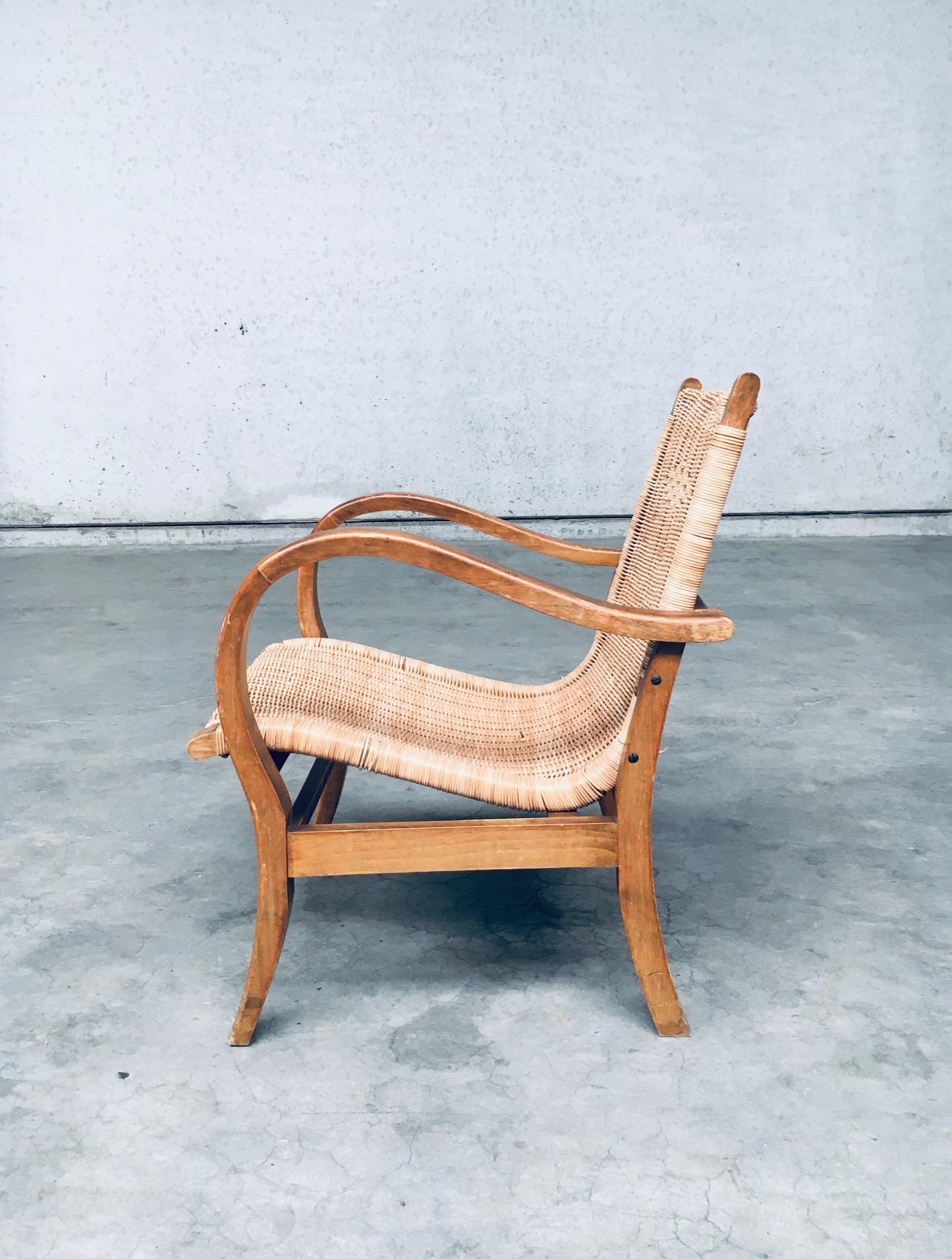1930's Bauhaus Design Lounge Chair set by Erich Dieckmann For Sale 5