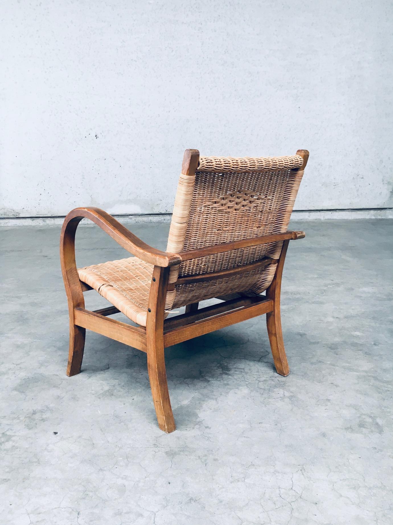 1930's Bauhaus Design Lounge Chair set by Erich Dieckmann For Sale 6