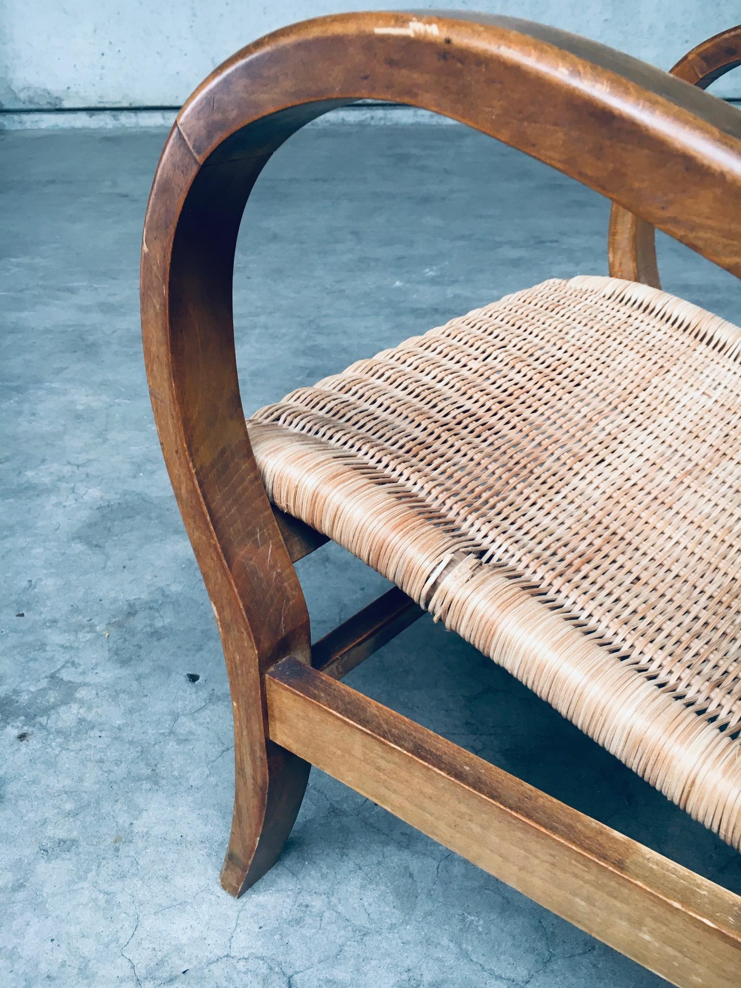 1930's Bauhaus Design Lounge Chair set by Erich Dieckmann For Sale 11