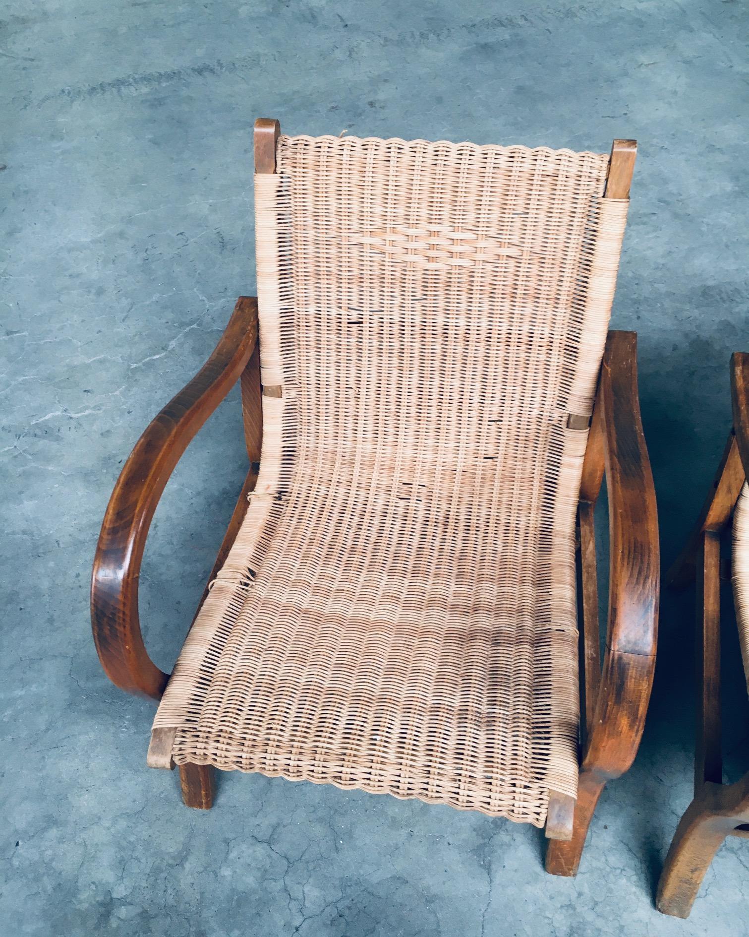 1930's Bauhaus Design Lounge Chair set by Erich Dieckmann For Sale 12