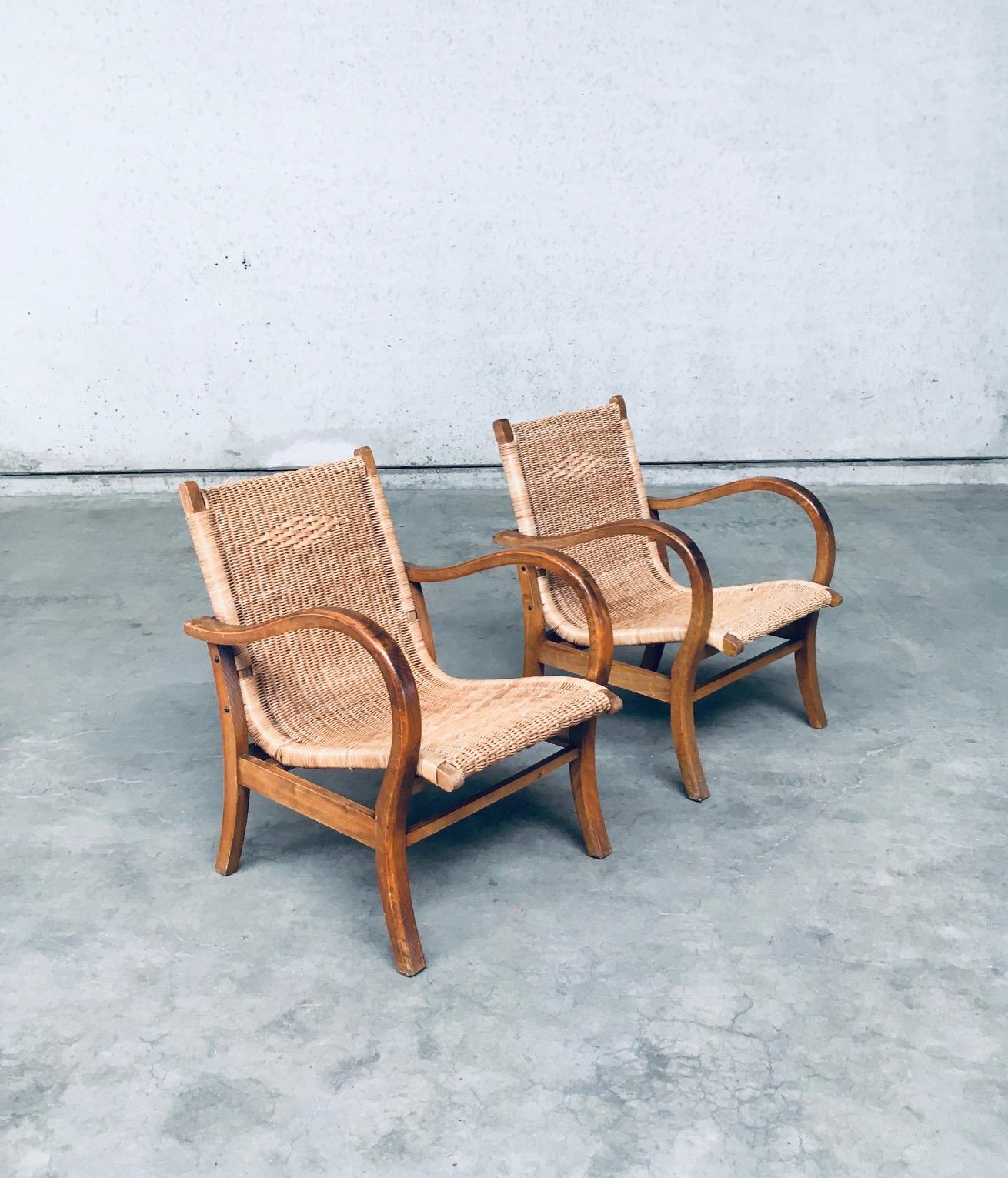 Mid-20th Century 1930's Bauhaus Design Lounge Chair set by Erich Dieckmann For Sale