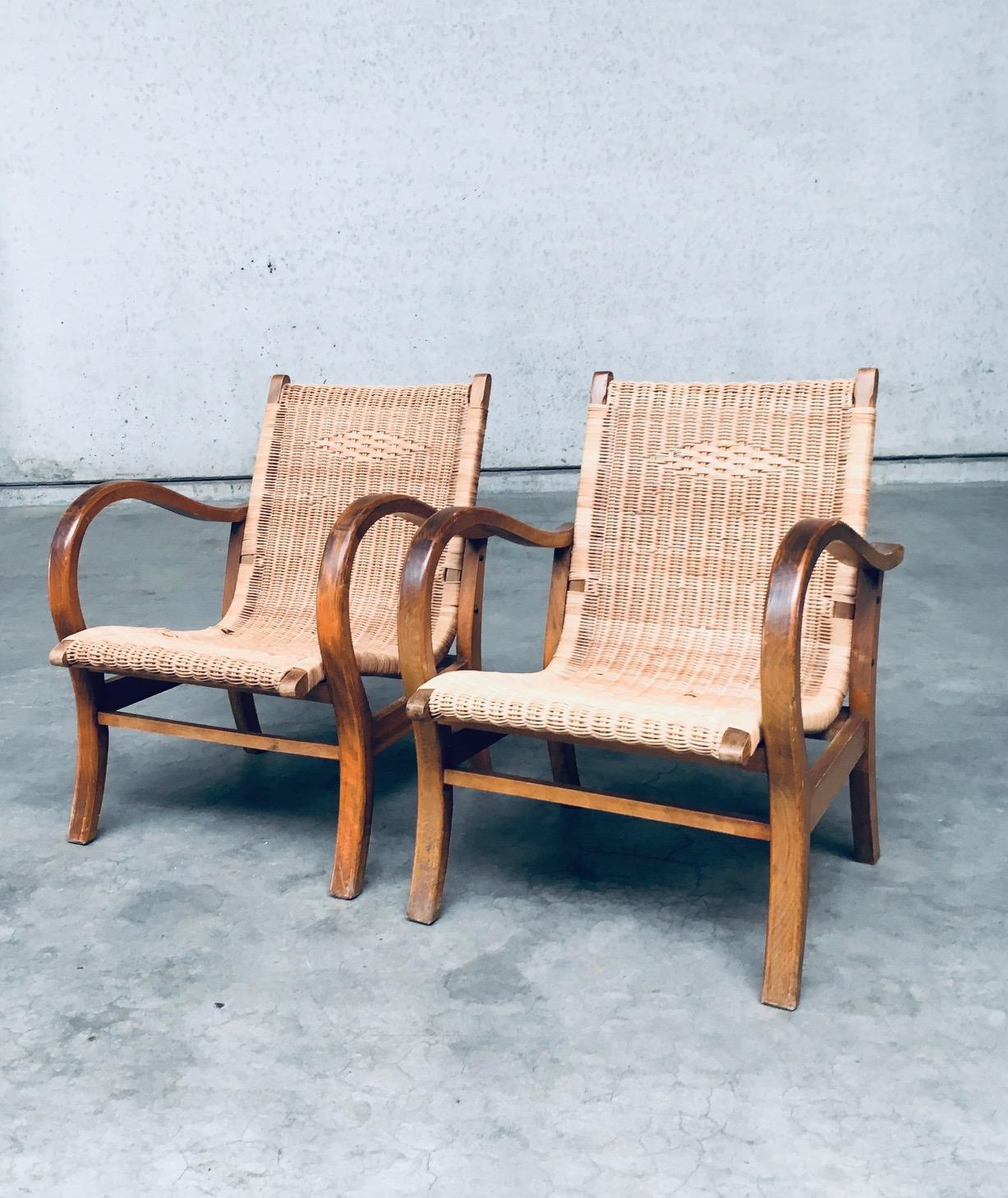 1930's Bauhaus Design Lounge Chair set by Erich Dieckmann For Sale 2