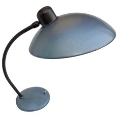 Bauhaus Desk Lamp Blue Metallic by Christian Dell 