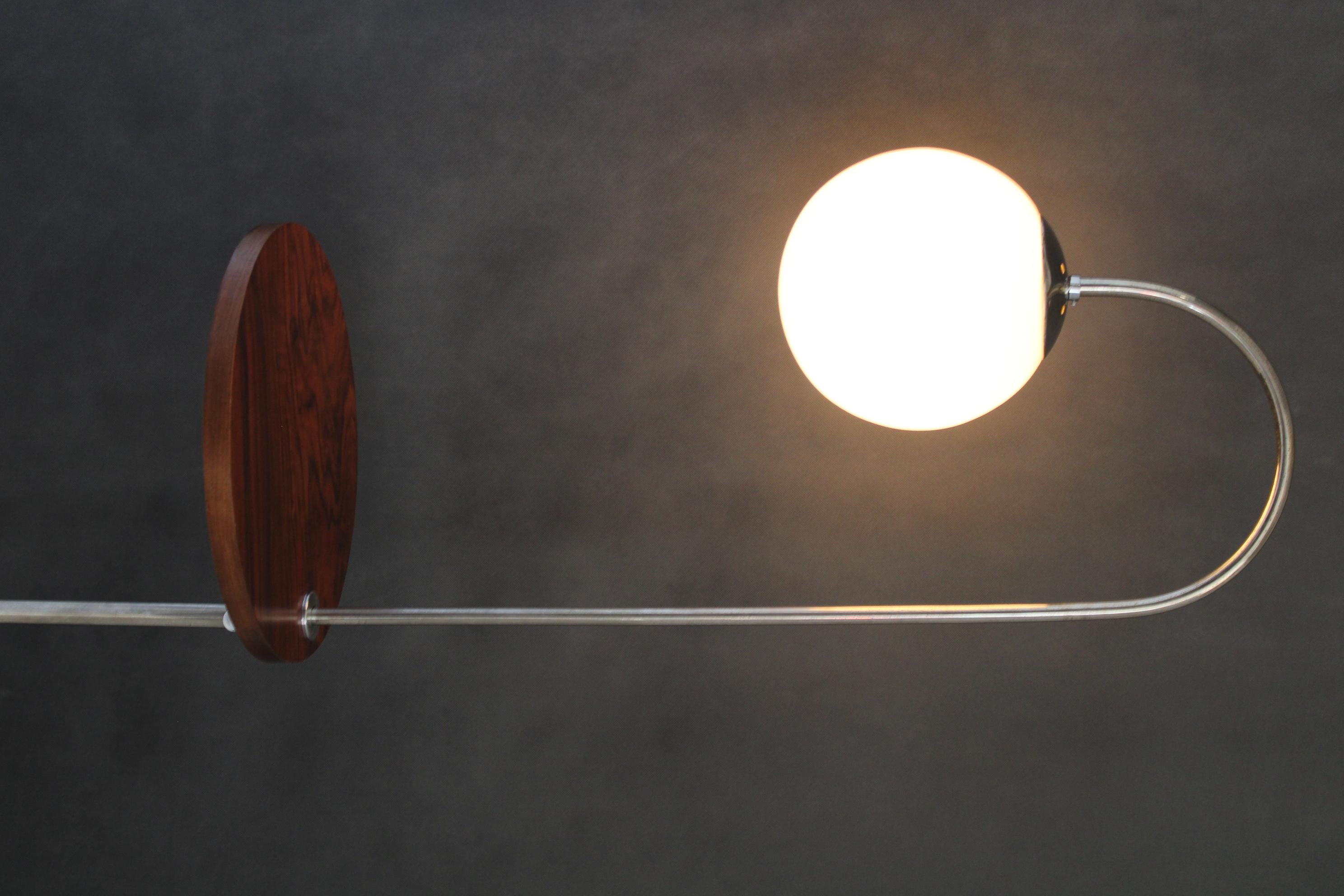 1930s Bauhaus Floor Lamp, Czechoslovakia For Sale 5