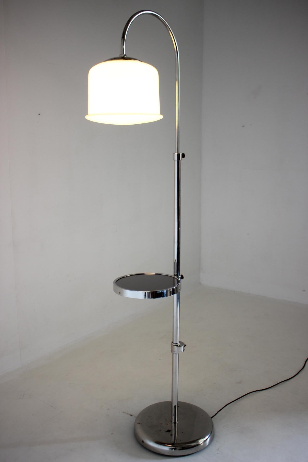 1930s Bauhaus Floor Lamp, Czechoslovakia For Sale 13