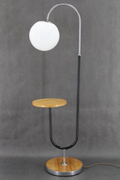 Lampada da terra Bauhaus degli anni '30, Cecoslovacchia