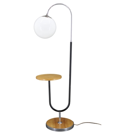 1930s Bauhaus Floor Lamp, Czechoslovakia