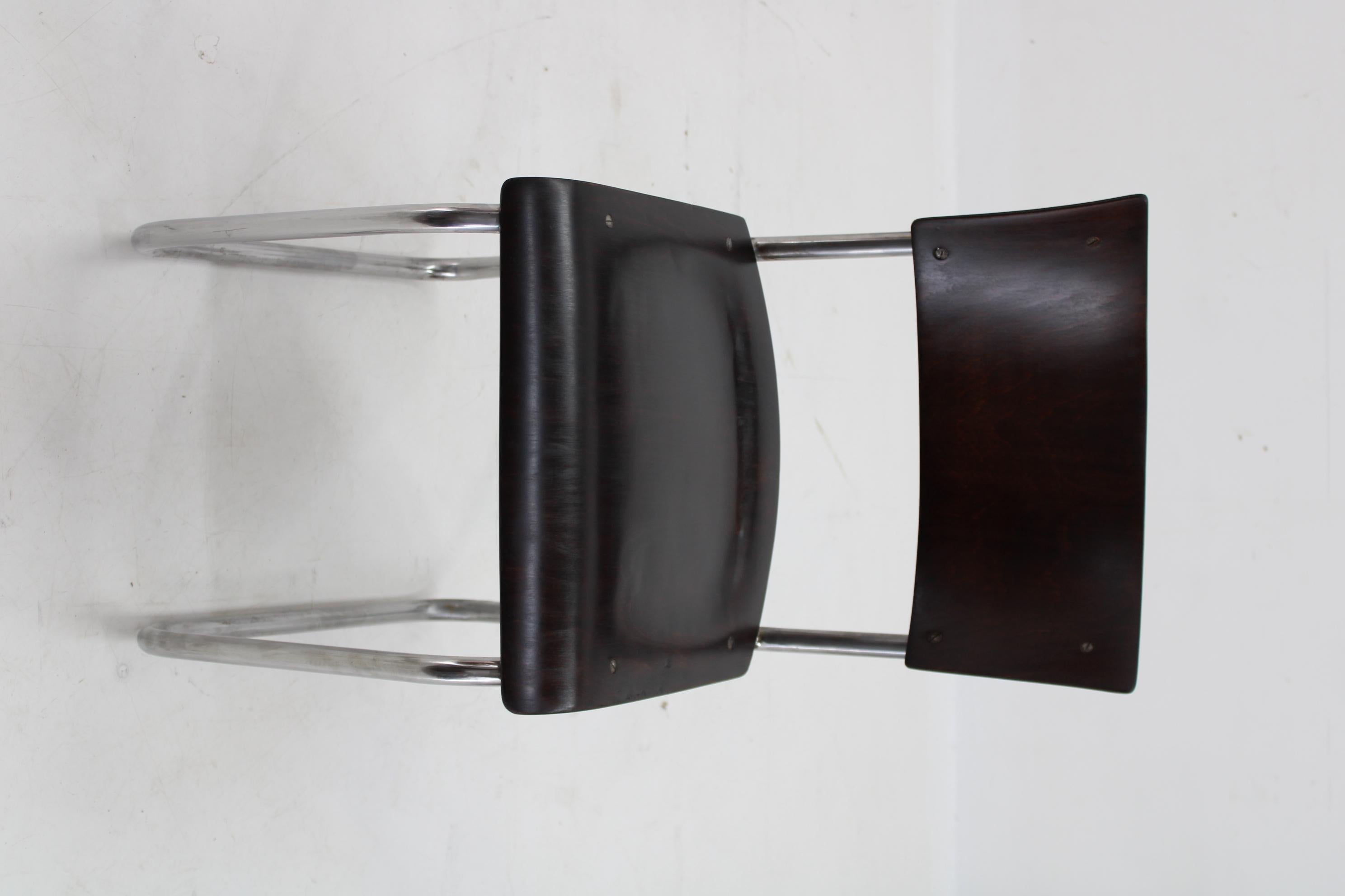 Ceco Sedia tubolare Bauhaus/funzionalista degli anni '30, restaurata in vendita
