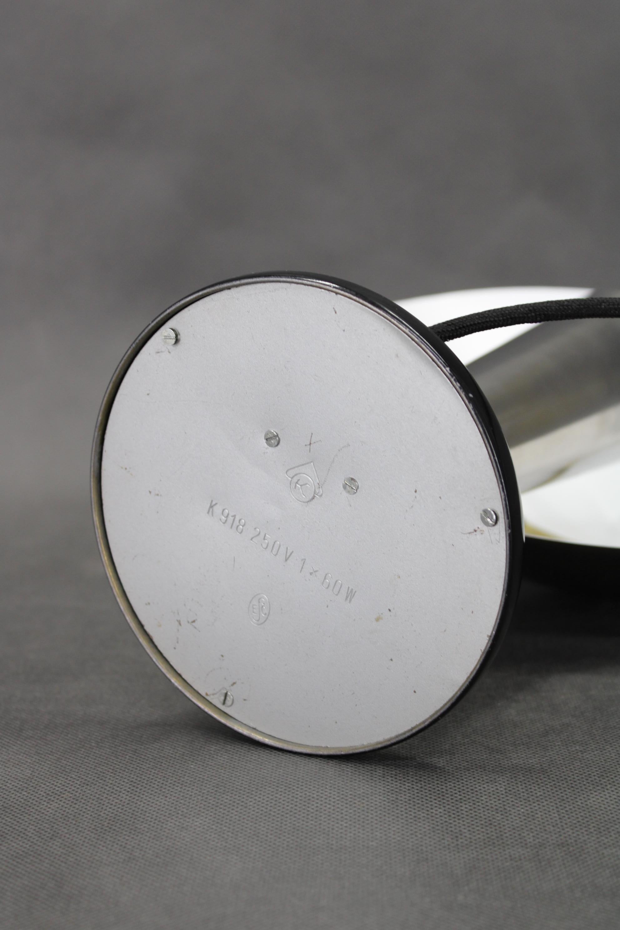 1930s Bauhaus Mushroom Table Lamp , Czechoslovakia 5